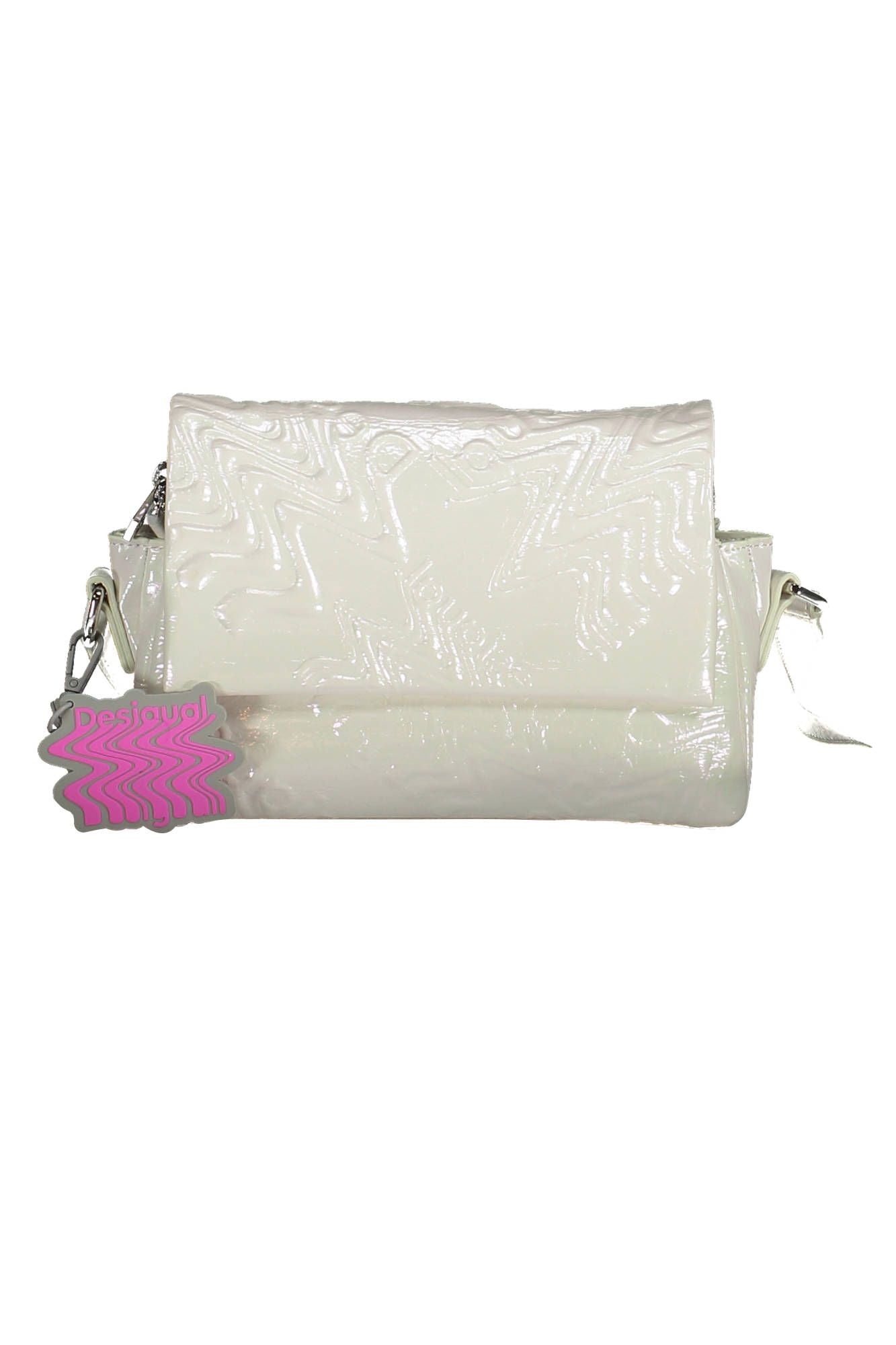 Desigual White Polyethylene Women Handbag - Luksuslaukut ja asusteet Desigual - Tutustu YVES JAVANNI® 