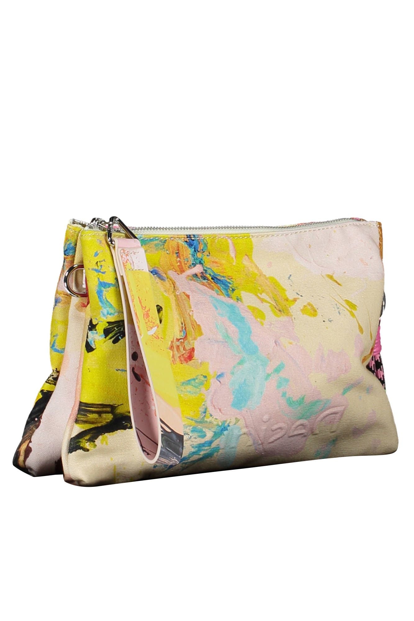 Desigual White Cotton Women Handbag - Luksuslaukut ja asusteet Desigual - Tutustu YVES JAVANNI® 