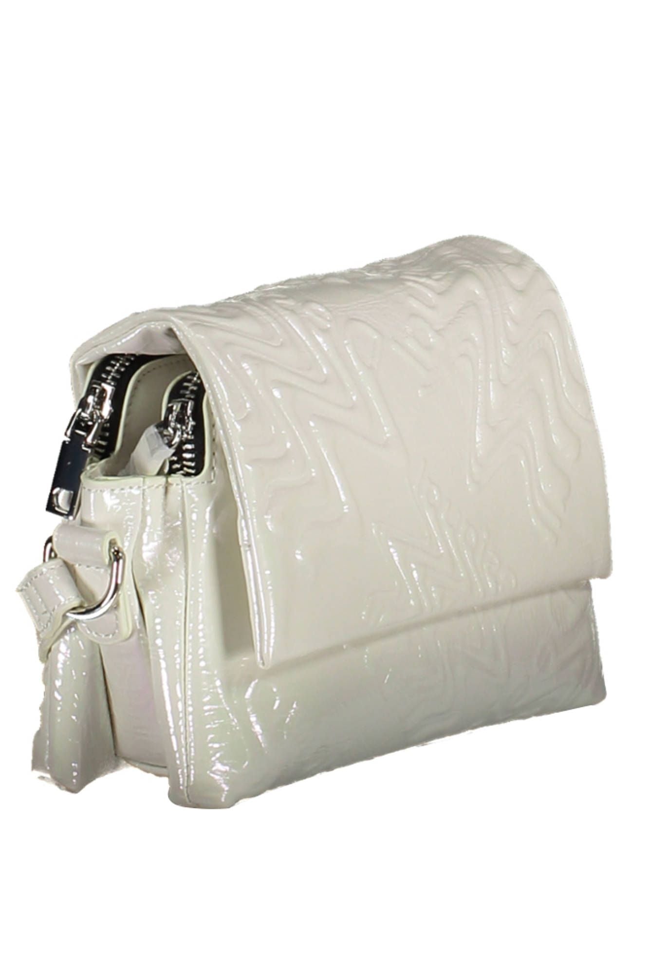 Desigual White Polyethylene Women Handbag - Luksuslaukut ja asusteet Desigual - Tutustu YVES JAVANNI® 