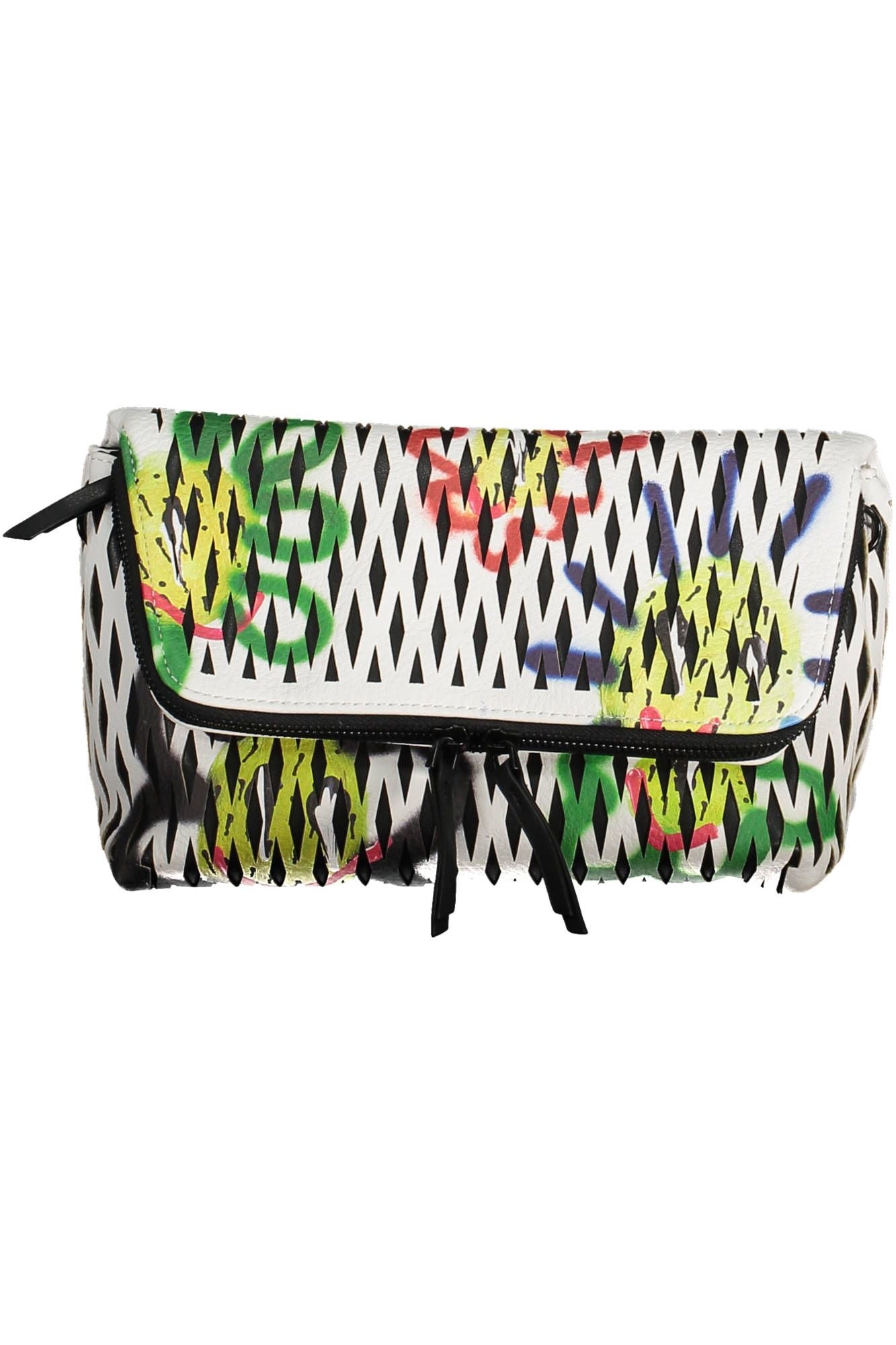 Desigual "White Polyethylene Women Handbag" - Luksuslaukut ja asusteet Desigual - Tutustu YVES JAVANNI® 