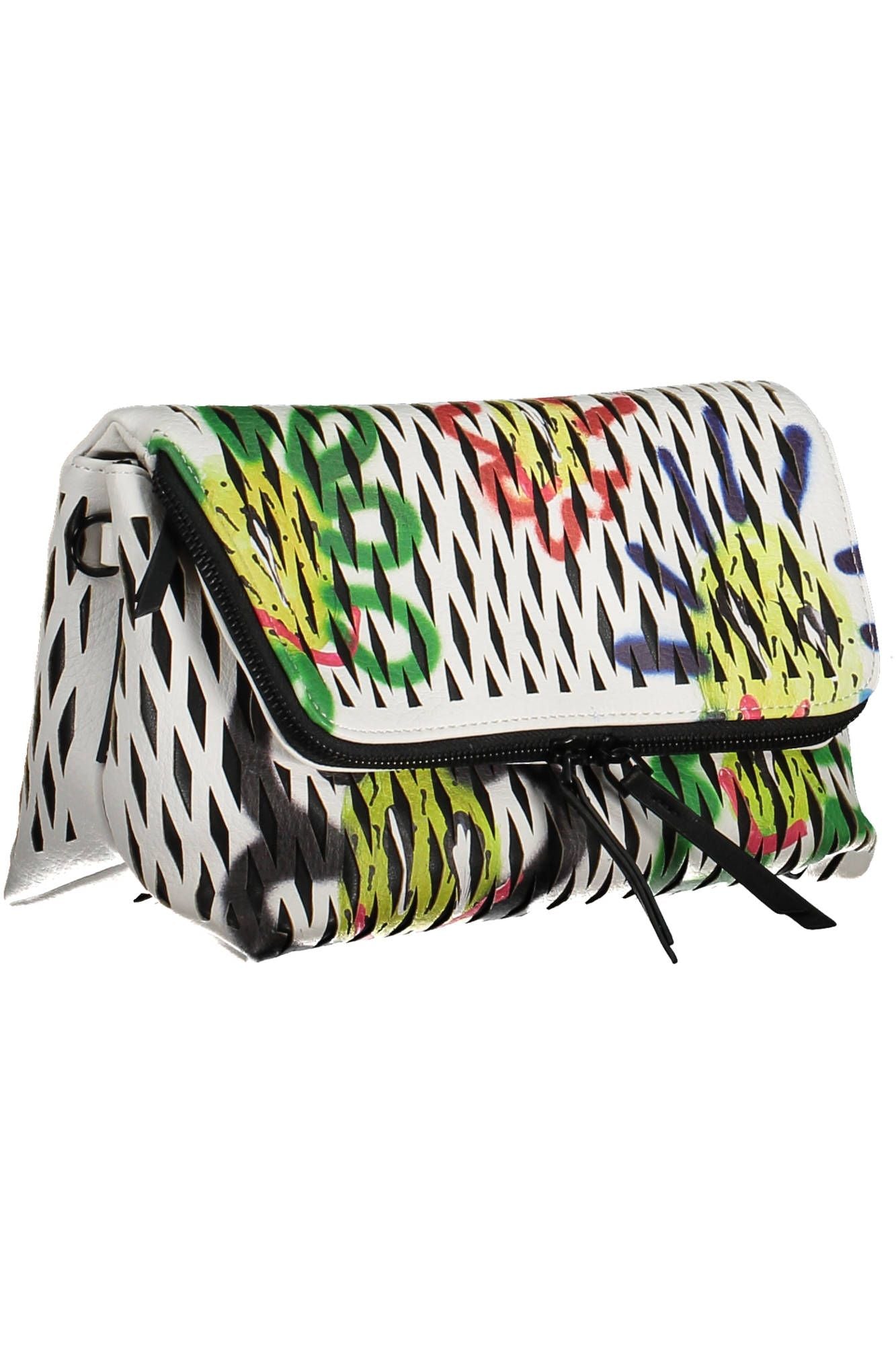 Desigual "White Polyethylene Women Handbag" - Luksuslaukut ja asusteet Desigual - Tutustu YVES JAVANNI® 