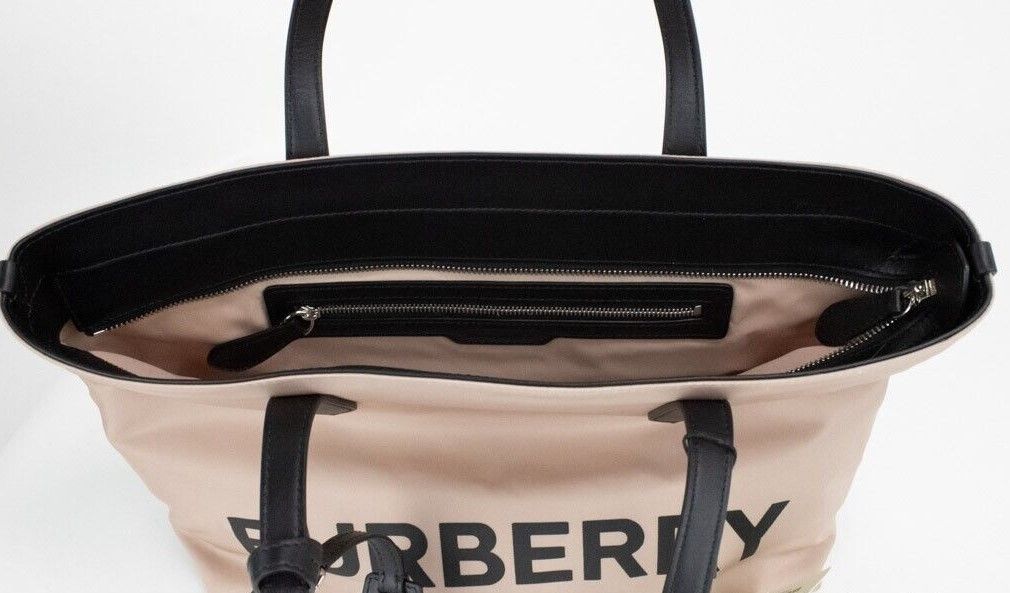 Burberry Small Rose Beige Logo Branded Econyl Nylon Tote Shoulder Handbag Purse - Luksuslaukut ja asusteet Burberry - Tutustu YVES JAVANNI® 