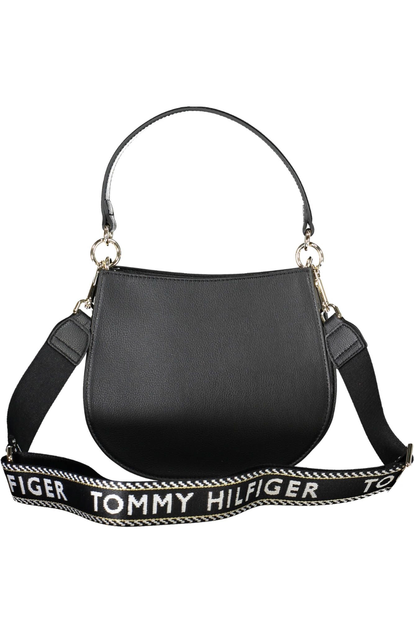 Tommy Hilfiger Black Polyester Women Handbag - Luksuslaukut ja asusteet Tommy Hilfiger - Tutustu YVES JAVANNI® 