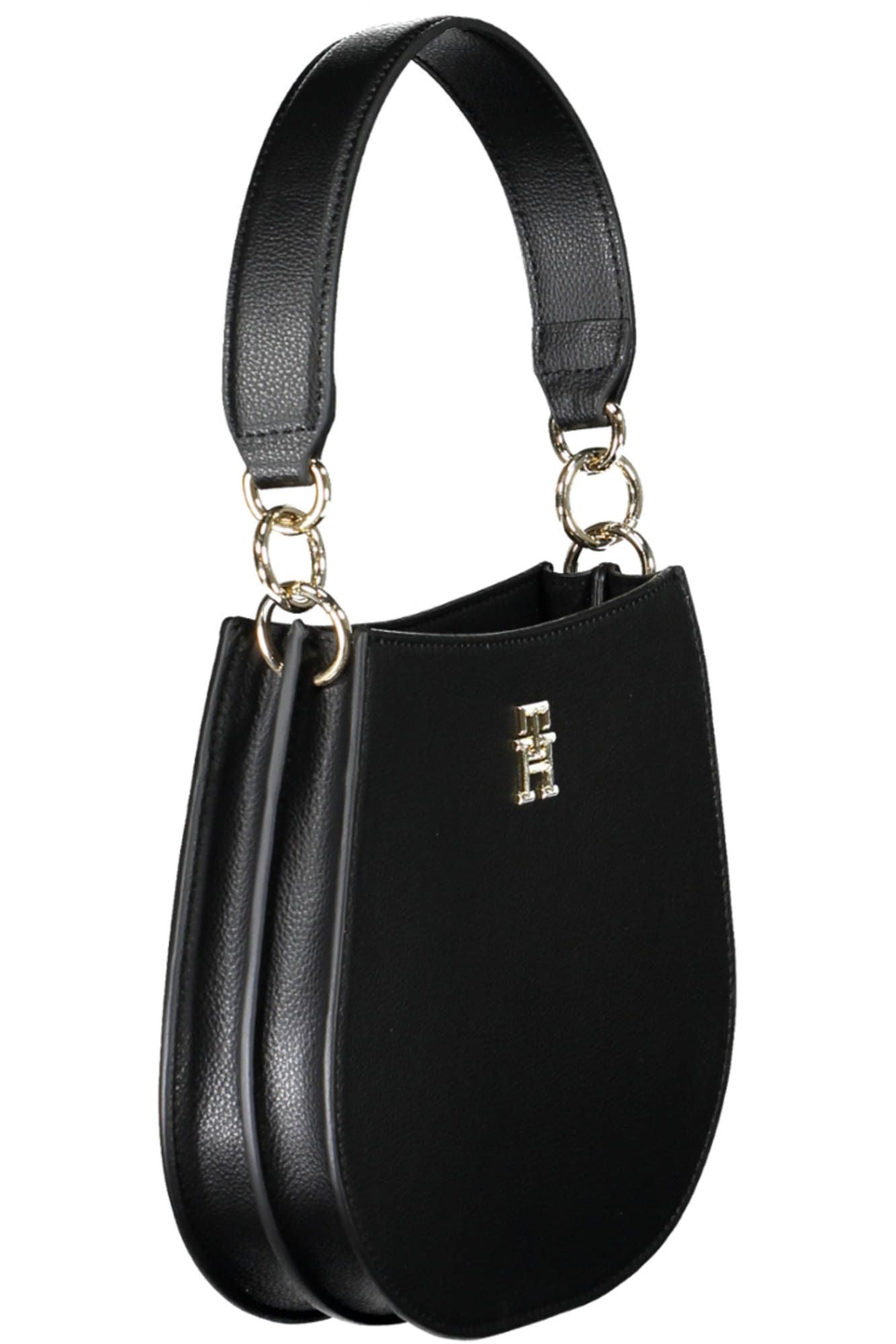 Tommy Hilfiger Black Polyester Women Handbag - Luksuslaukut ja asusteet Tommy Hilfiger - Tutustu YVES JAVANNI® 