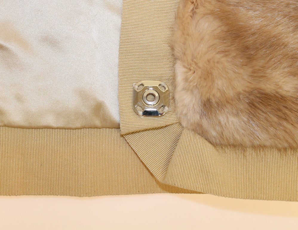 Dolce & Gabbana Exclusive Beige MINK Fur Scarf Wrap - Luksusmuotia Dolce & Gabbana - Tutustu YVES JAVANNI® 