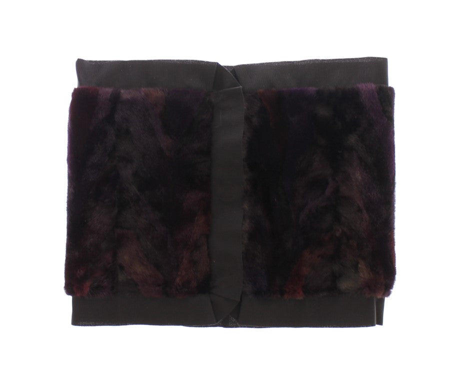 Dolce & Gabbana Exquisite Purple MINK Fur Scarf Wrap - Luksusmuotia Dolce & Gabbana - Tutustu YVES JAVANNI® 