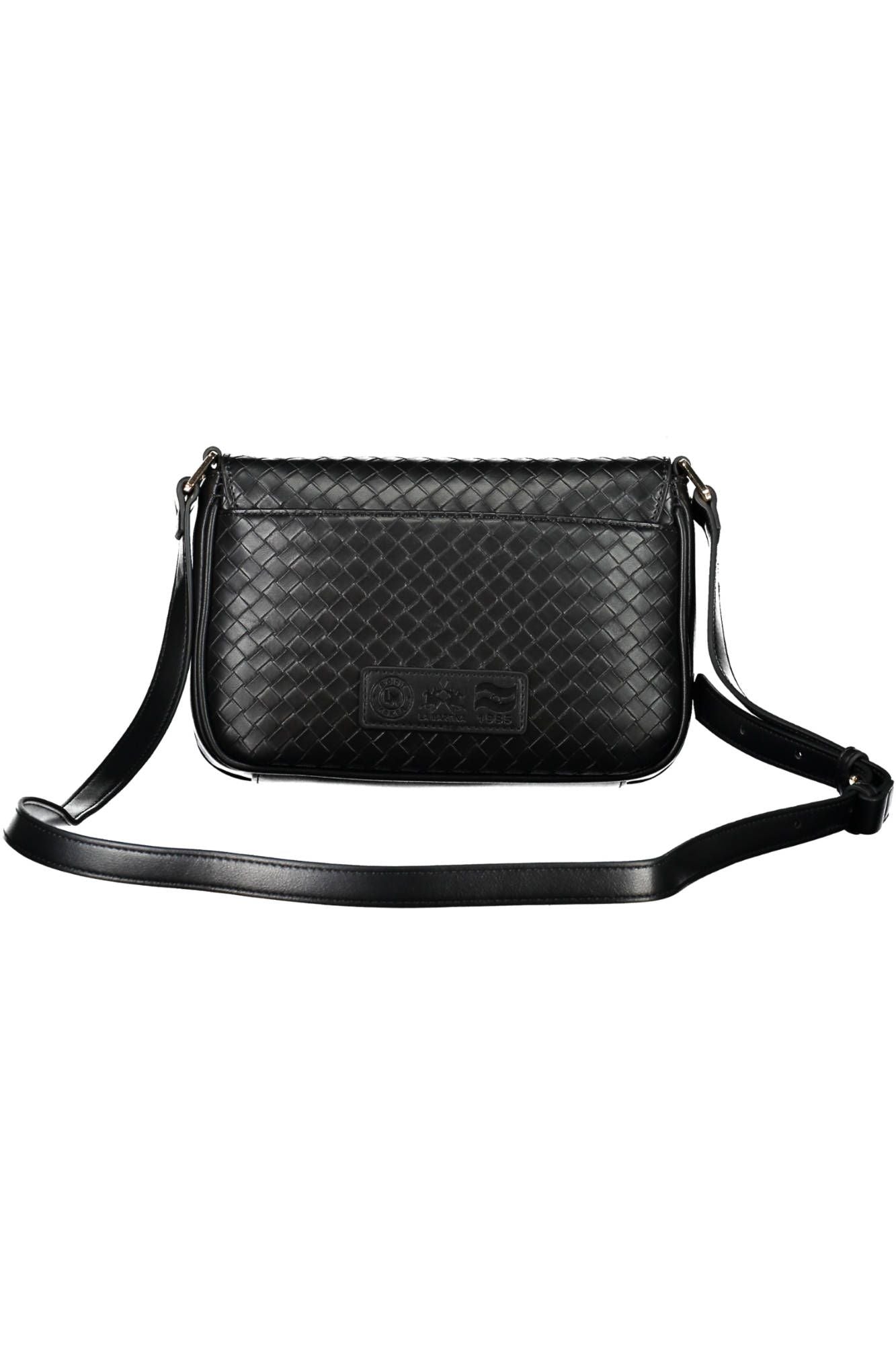 La Martina Elegant Black Shoulder Bag with Contrasting Details - Luksusmuotia La Martina - Tutustu YVES JAVANNI® 