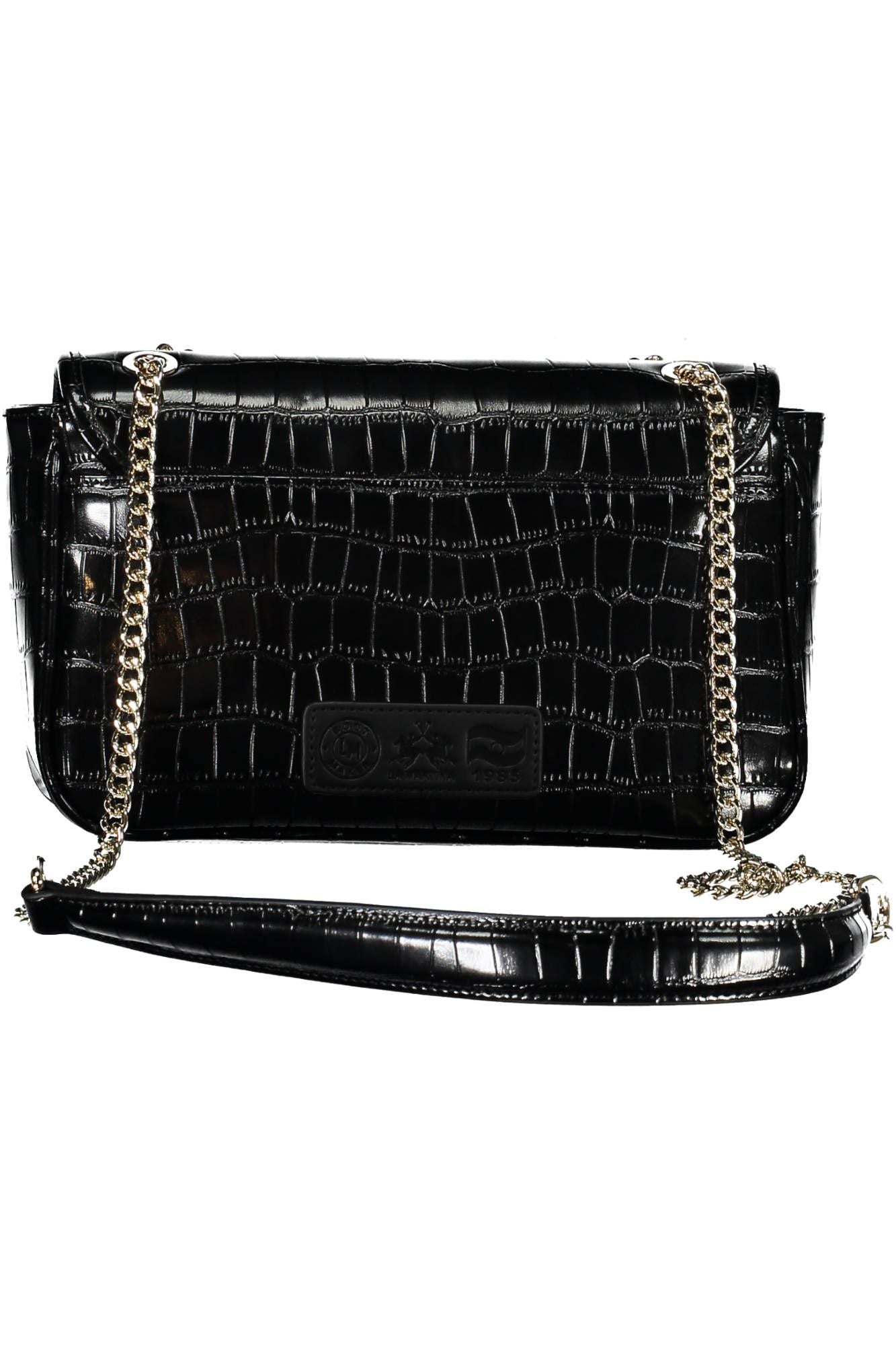 La Martina Black Polyethylene Women Handbag - Luksuslaukut ja asusteet La Martina - Tutustu YVES JAVANNI® 