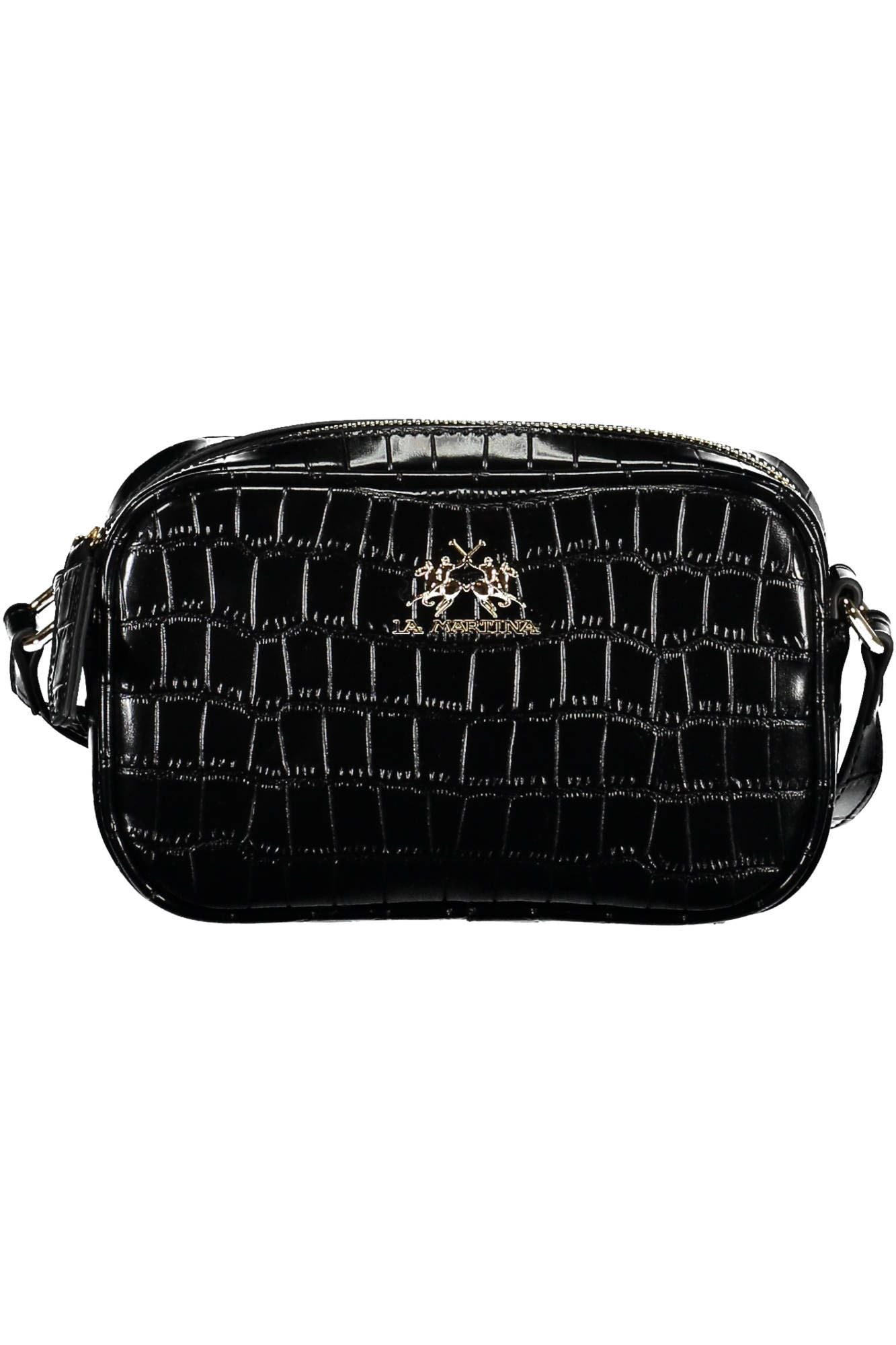 La Martina Black Polyethylene Women Handbag - Luksuslaukut ja asusteet La Martina - Tutustu YVES JAVANNI® 