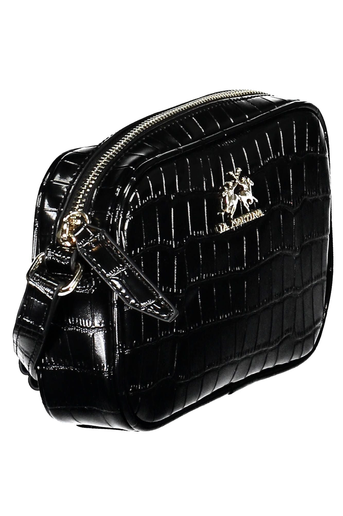 La Martina Black Polyethylene Women Handbag - Luksuslaukut ja asusteet La Martina - Tutustu YVES JAVANNI® 