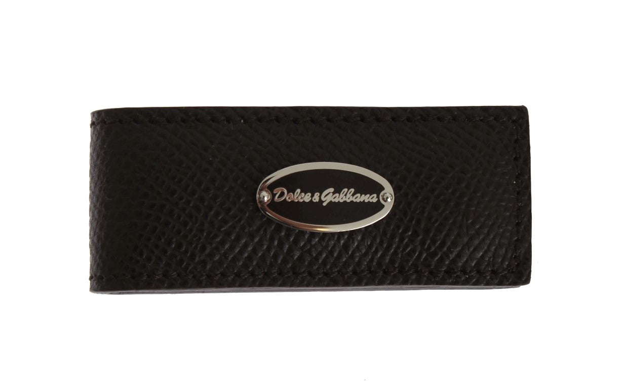 Dolce & Gabbana Elegant Brown Leather Money Clip - Luksuslaukut ja asusteet Dolce & Gabbana - Tutustu YVES JAVANNI® 