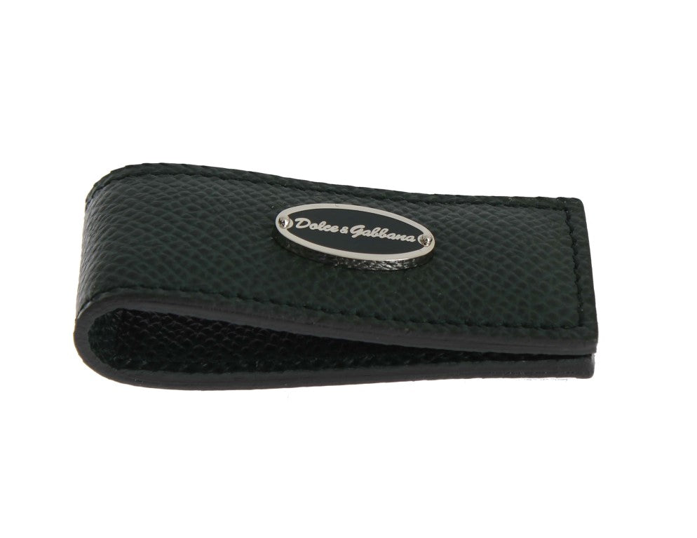 Dolce & Gabbana Elegant Green Leather Money Clip - Luksuslaukut ja asusteet Dolce & Gabbana - Tutustu YVES JAVANNI® 