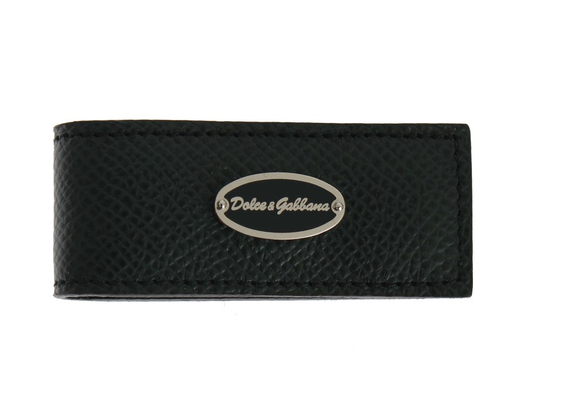 Dolce & Gabbana Elegant Green Leather Money Clip - Luksuslaukut ja asusteet Dolce & Gabbana - Tutustu YVES JAVANNI® 