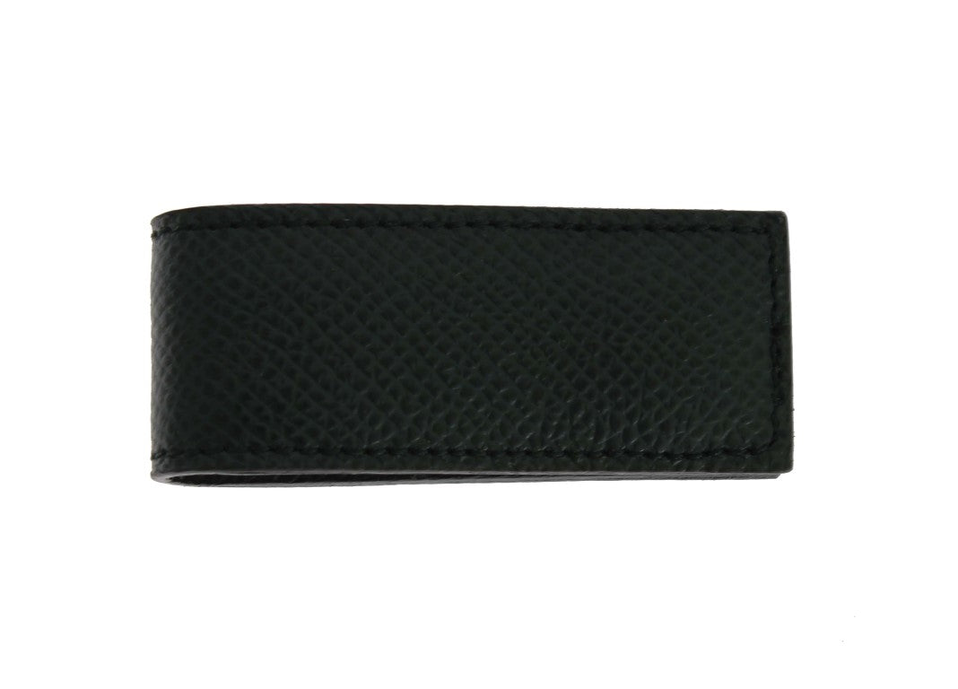 Dolce & Gabbana Elegant Green Leather Money Clip - Luksuslaukut ja asusteet Dolce & Gabbana - Tutustu YVES JAVANNI® 