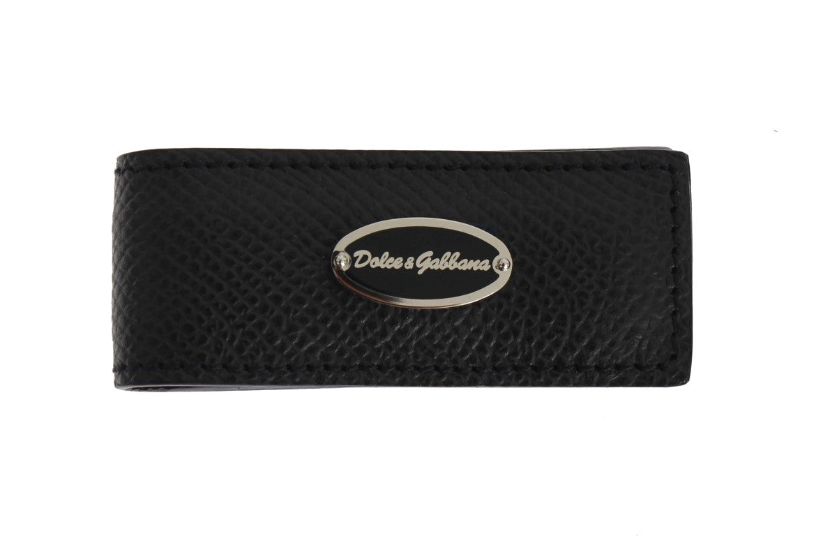 Dolce & Gabbana Elegant Blue Leather Money Clip - Luksusmuotia Dolce & Gabbana - Tutustu YVES JAVANNI® 