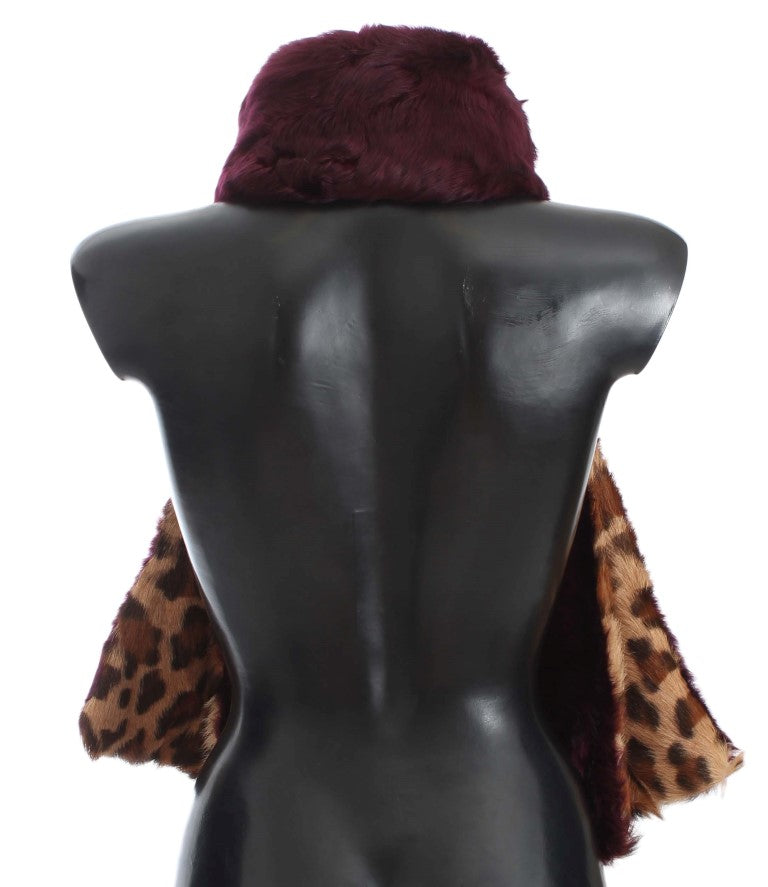 Dolce & Gabbana Exquisite Leopard Print Lambskin Fur Scarf - Luksusmuotia Dolce & Gabbana - Tutustu YVES JAVANNI® 