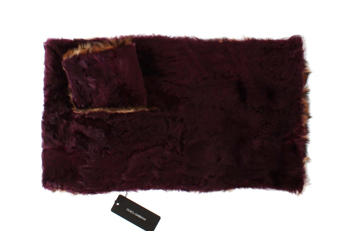 Dolce & Gabbana Exquisite Leopard Print Lambskin Fur Scarf - Luksuslaukut ja asusteet Dolce & Gabbana - Tutustu YVES JAVANNI® 