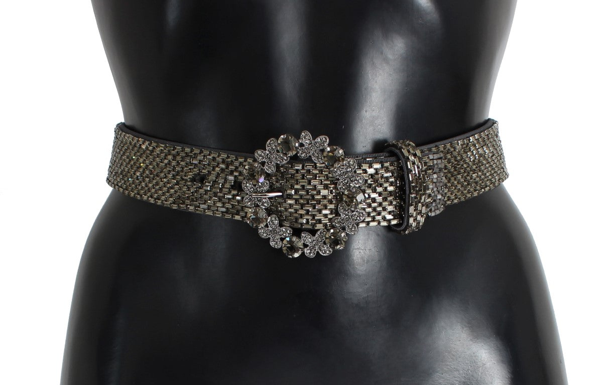 Dolce & Gabbana Embellished Sequined Wide Waist Belt - Luksusmuotia Dolce & Gabbana - Tutustu YVES JAVANNI® 