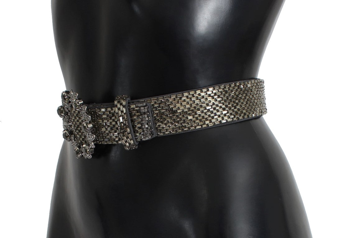 Dolce & Gabbana Embellished Sequined Wide Waist Belt - Luksuslaukut ja asusteet Dolce & Gabbana - Tutustu YVES JAVANNI® 