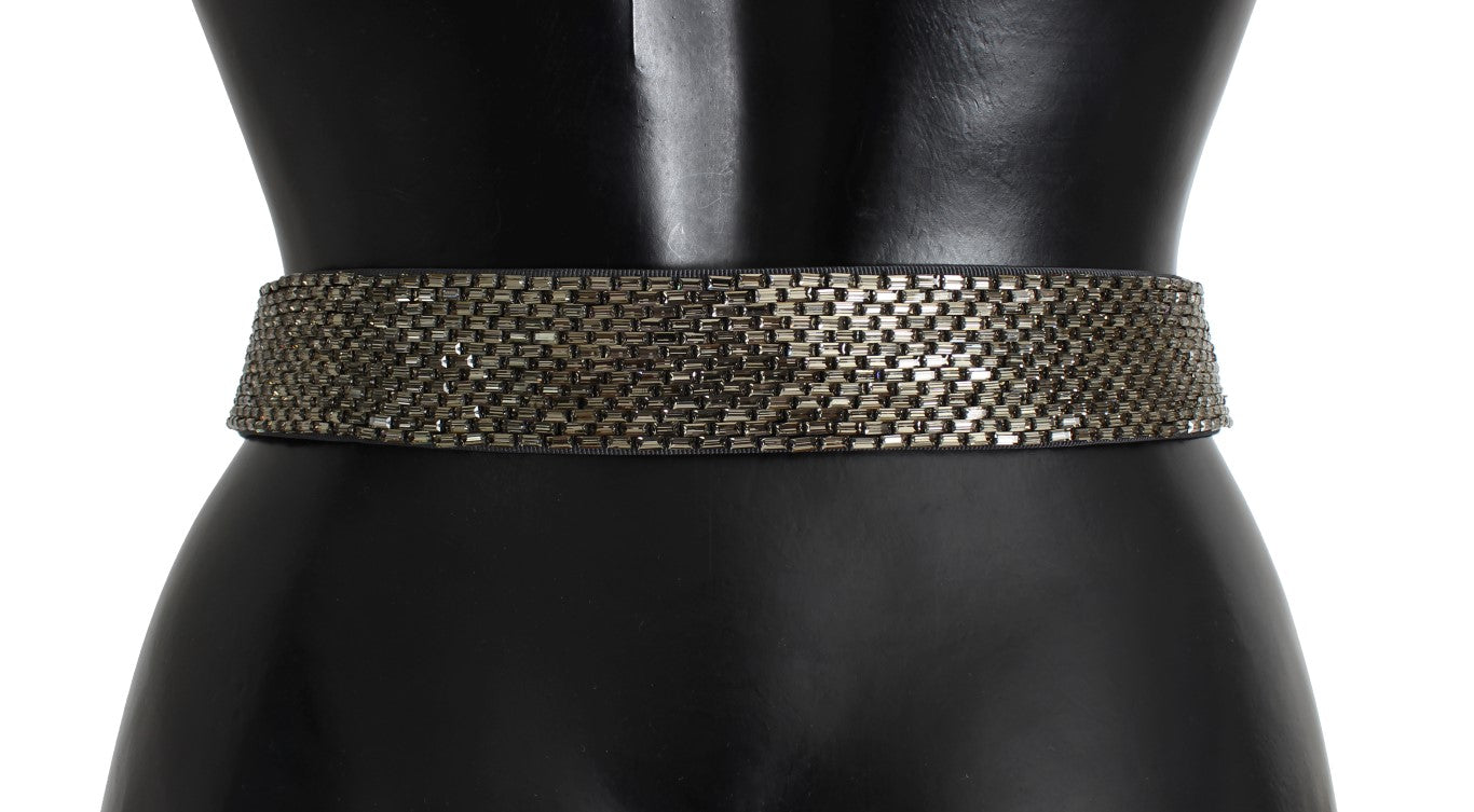 Dolce & Gabbana Embellished Sequined Wide Waist Belt - Luksusmuotia Dolce & Gabbana - Tutustu YVES JAVANNI® 