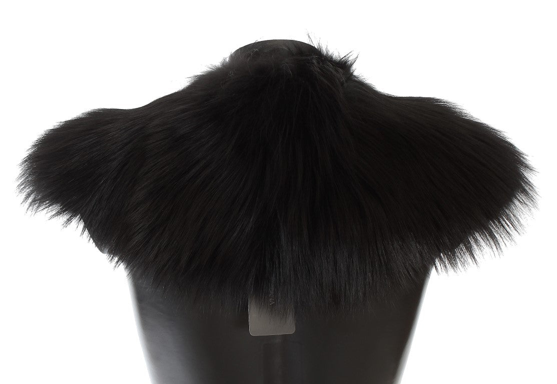 Dolce & Gabbana Black Fox Fur Chic Shoulder Wrap - Luksusmuotia Dolce & Gabbana - Tutustu YVES JAVANNI® 