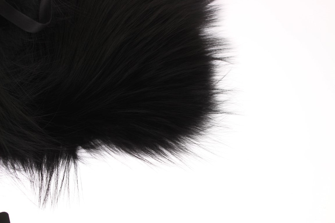 Dolce & Gabbana Black Fox Fur Chic Shoulder Wrap - Luksusmuotia Dolce & Gabbana - Tutustu YVES JAVANNI® 