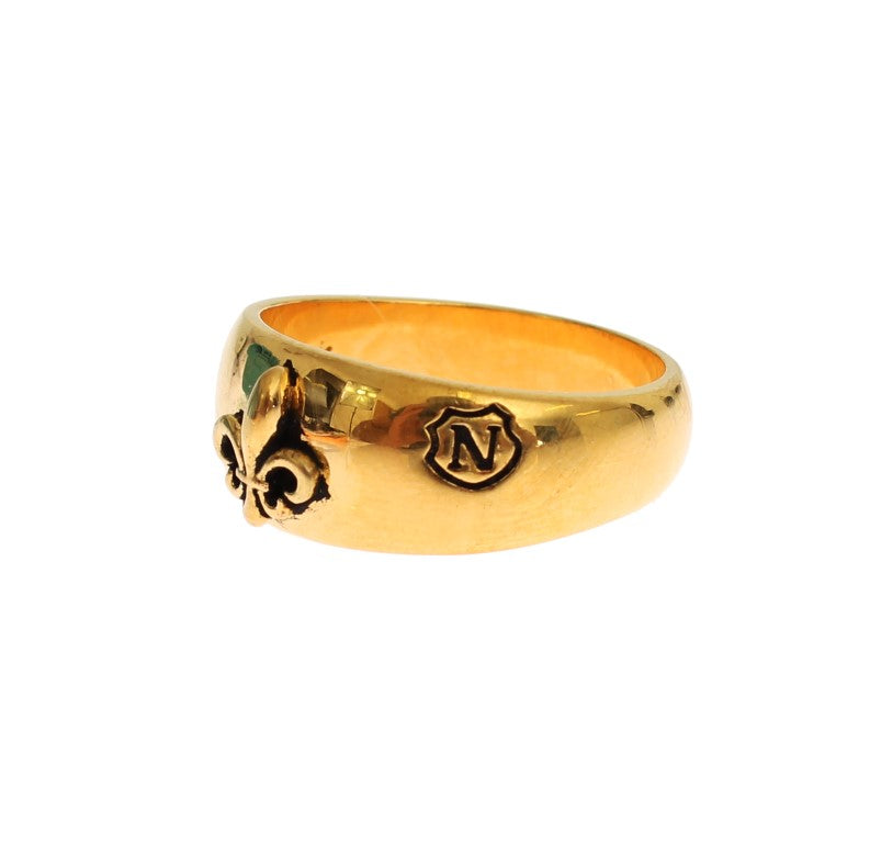 Nialaya Exclusive Gold-Plated Men's Ring - Luksusmuotia Nialaya - Tutustu YVES JAVANNI® 