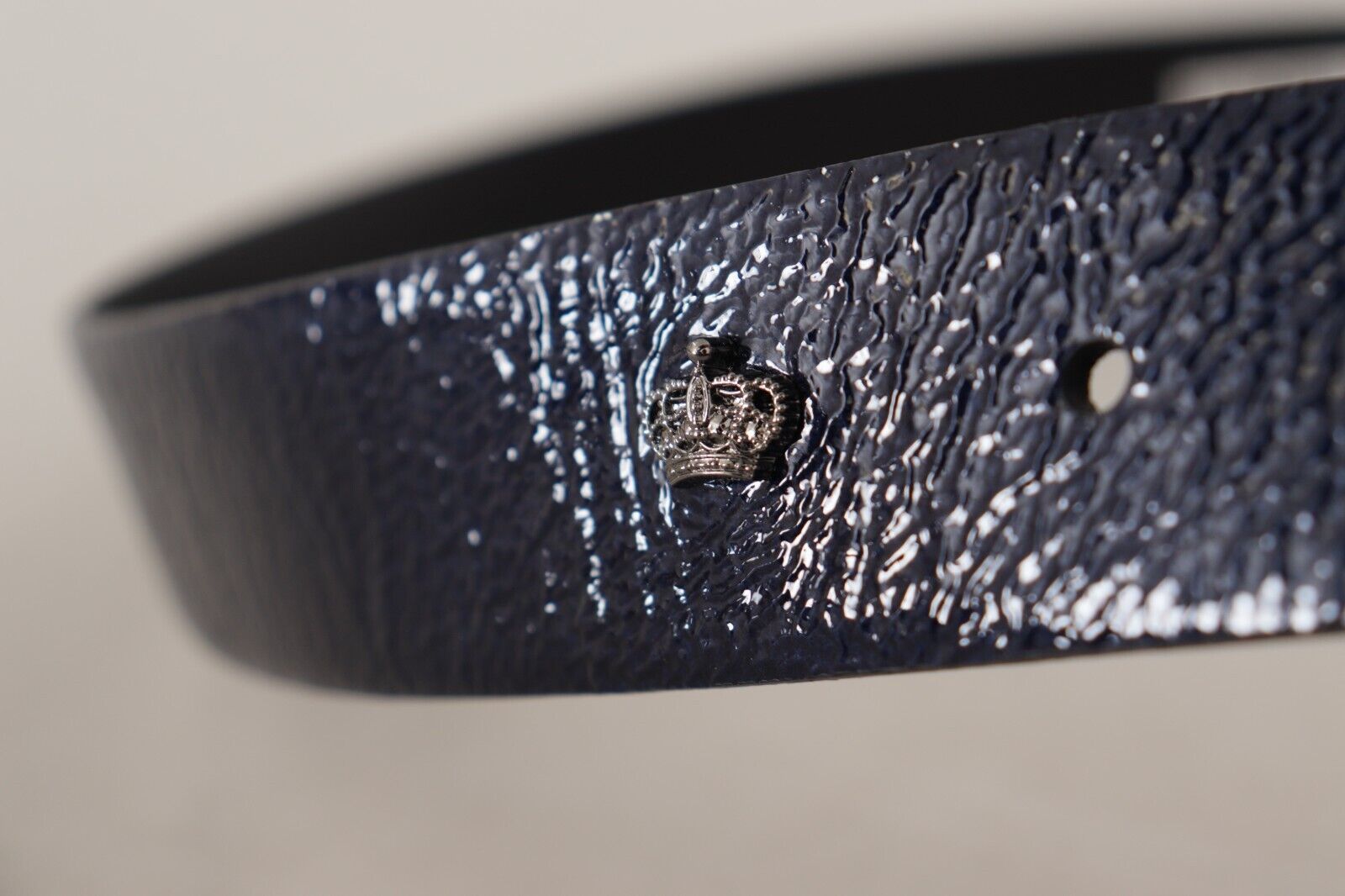 Dolce & Gabbana Elegant Blue Leather Belt with Silver Buckle - Luksusmuotia Dolce & Gabbana - Tutustu YVES JAVANNI® 