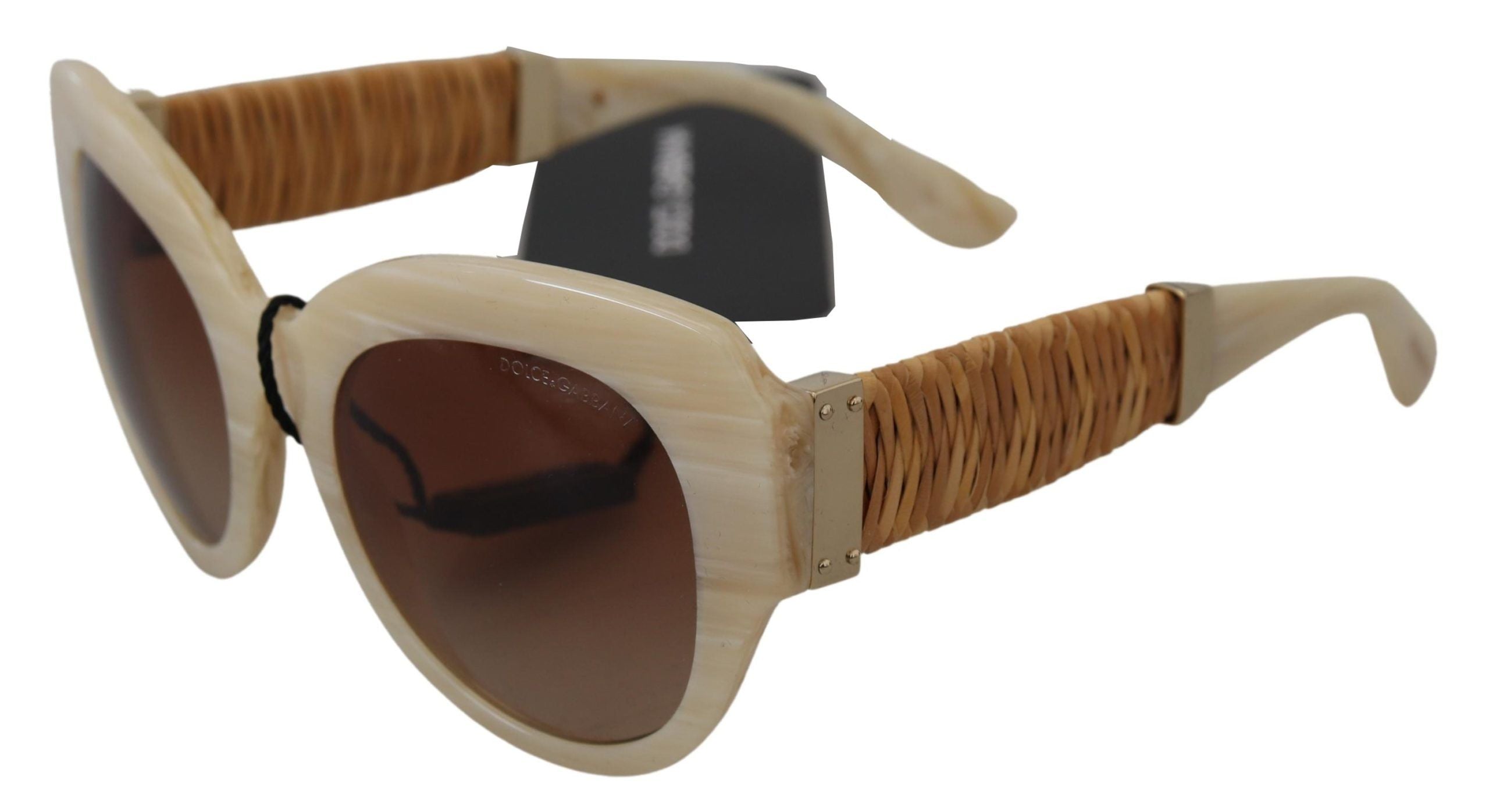 Dolce & Gabbana Beige Chic Acetate Women's Sunglasses - Luksusmuotia Dolce & Gabbana - Tutustu YVES JAVANNI® 