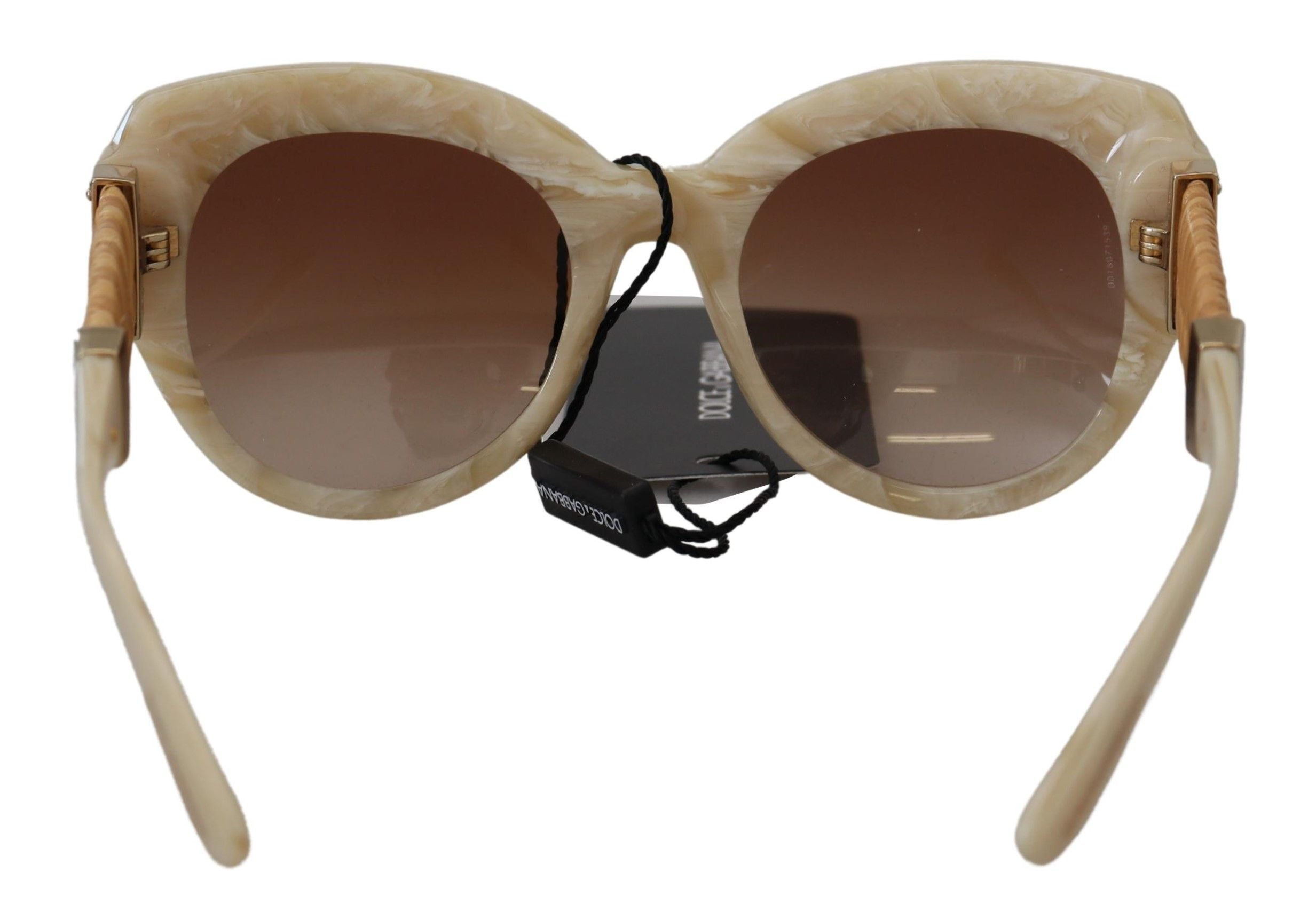 Dolce & Gabbana Beige Chic Acetate Women's Sunglasses - Luksusmuotia Dolce & Gabbana - Tutustu YVES JAVANNI® 