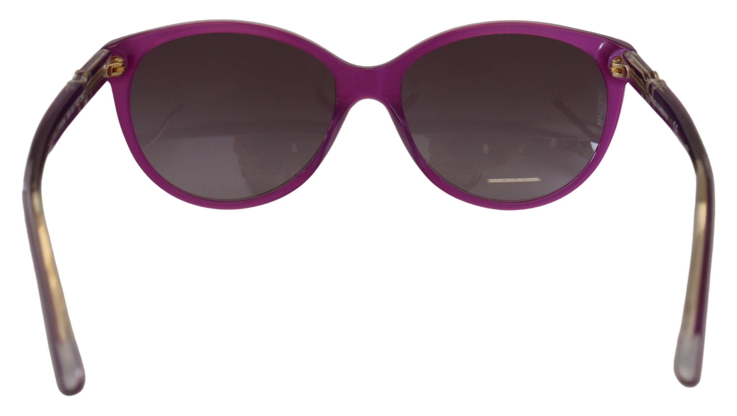 Dolce & Gabbana Chic Purple Acetate Round Sunglasses - Luksuslaukut ja asusteet Dolce & Gabbana - Tutustu YVES JAVANNI® 