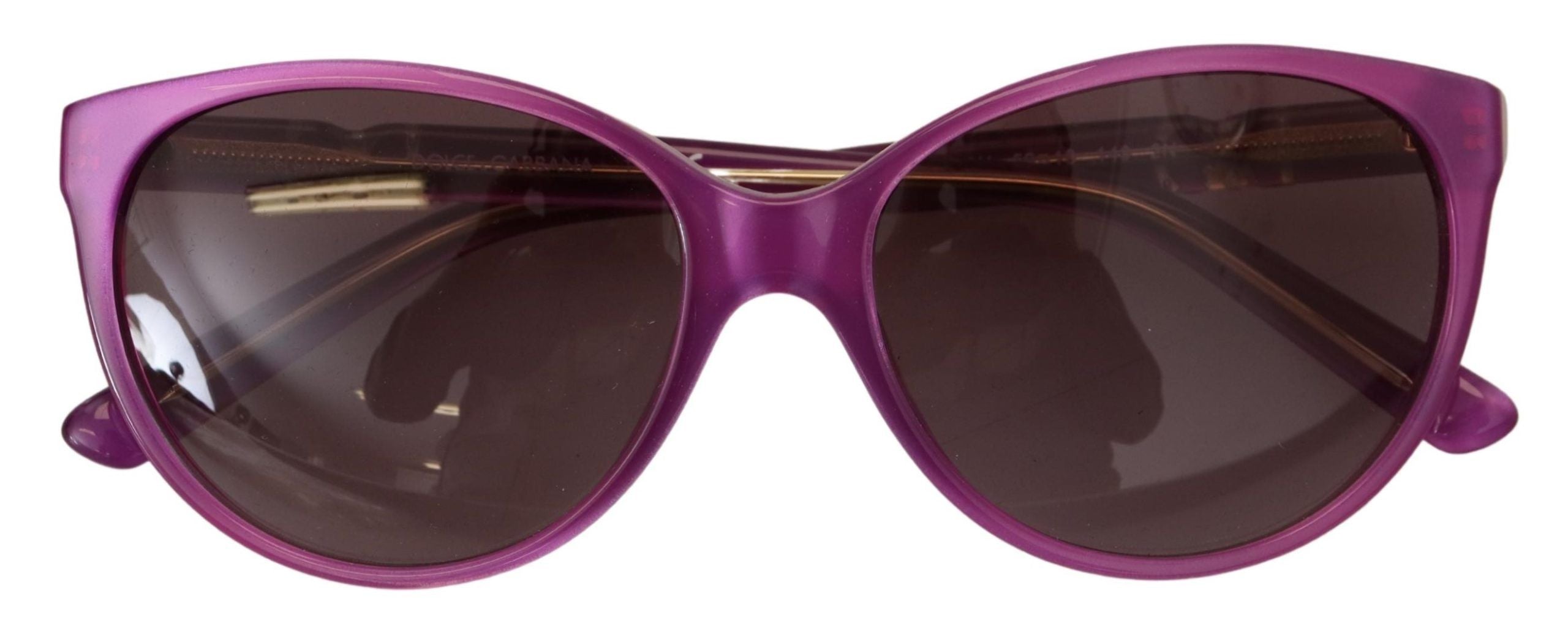 Dolce & Gabbana Chic Purple Acetate Round Sunglasses - Luksuslaukut ja asusteet Dolce & Gabbana - Tutustu YVES JAVANNI® 