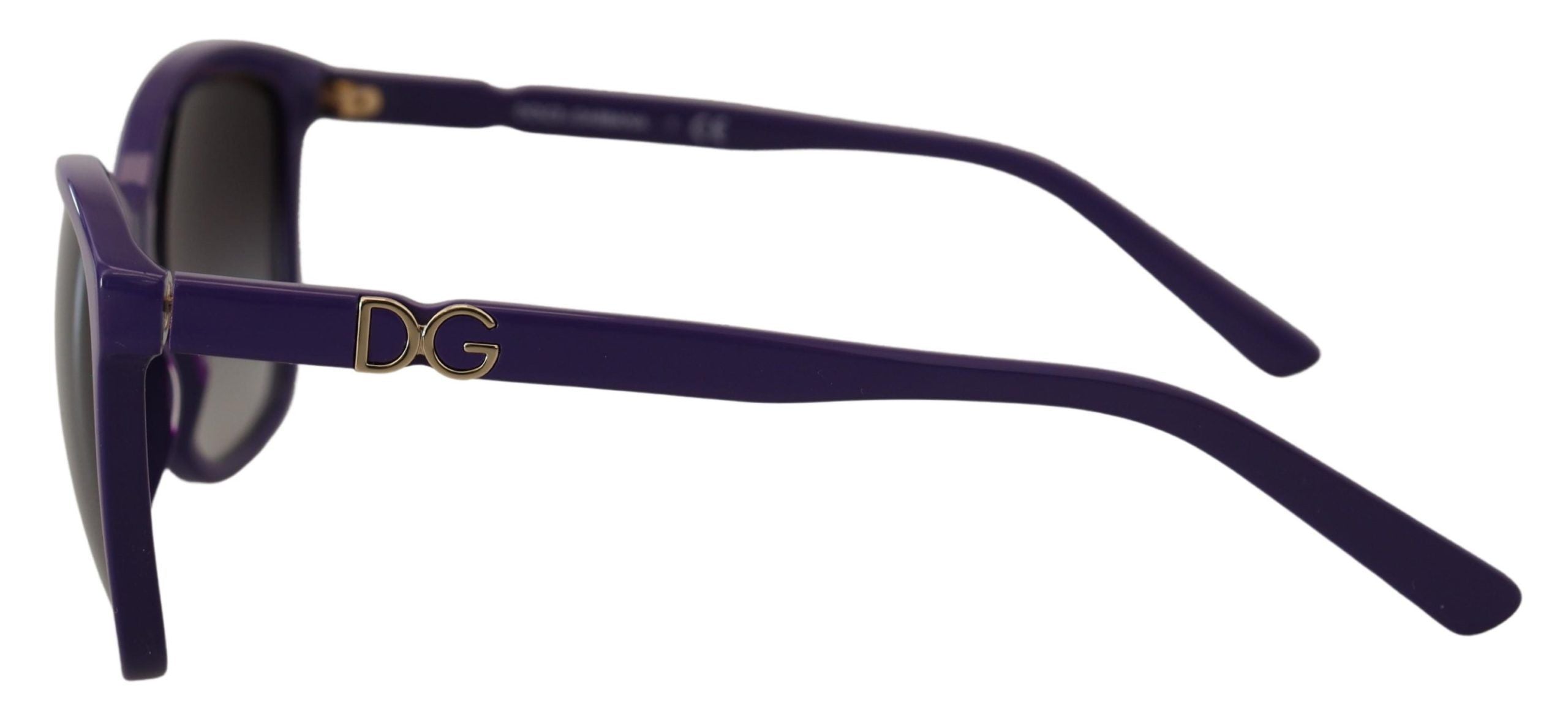 Dolce & Gabbana Elegant Violet Round Sunglasses for Women - Luksusmuotia Dolce & Gabbana - Tutustu YVES JAVANNI® 