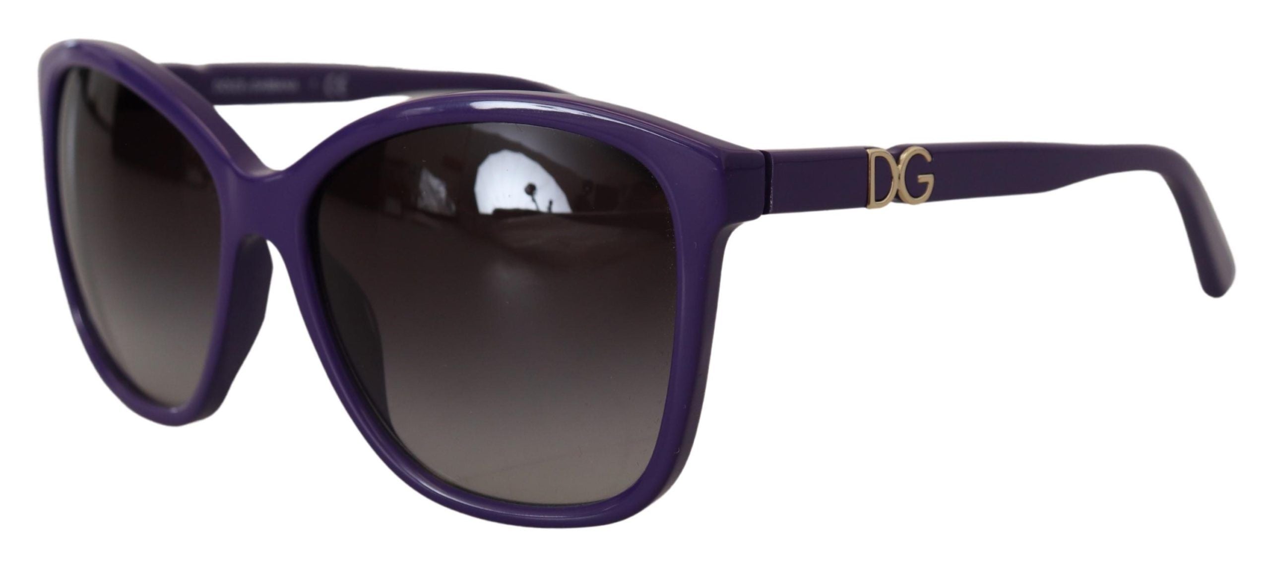 Dolce & Gabbana Elegant Violet Round Sunglasses for Women - Luksusmuotia Dolce & Gabbana - Tutustu YVES JAVANNI® 