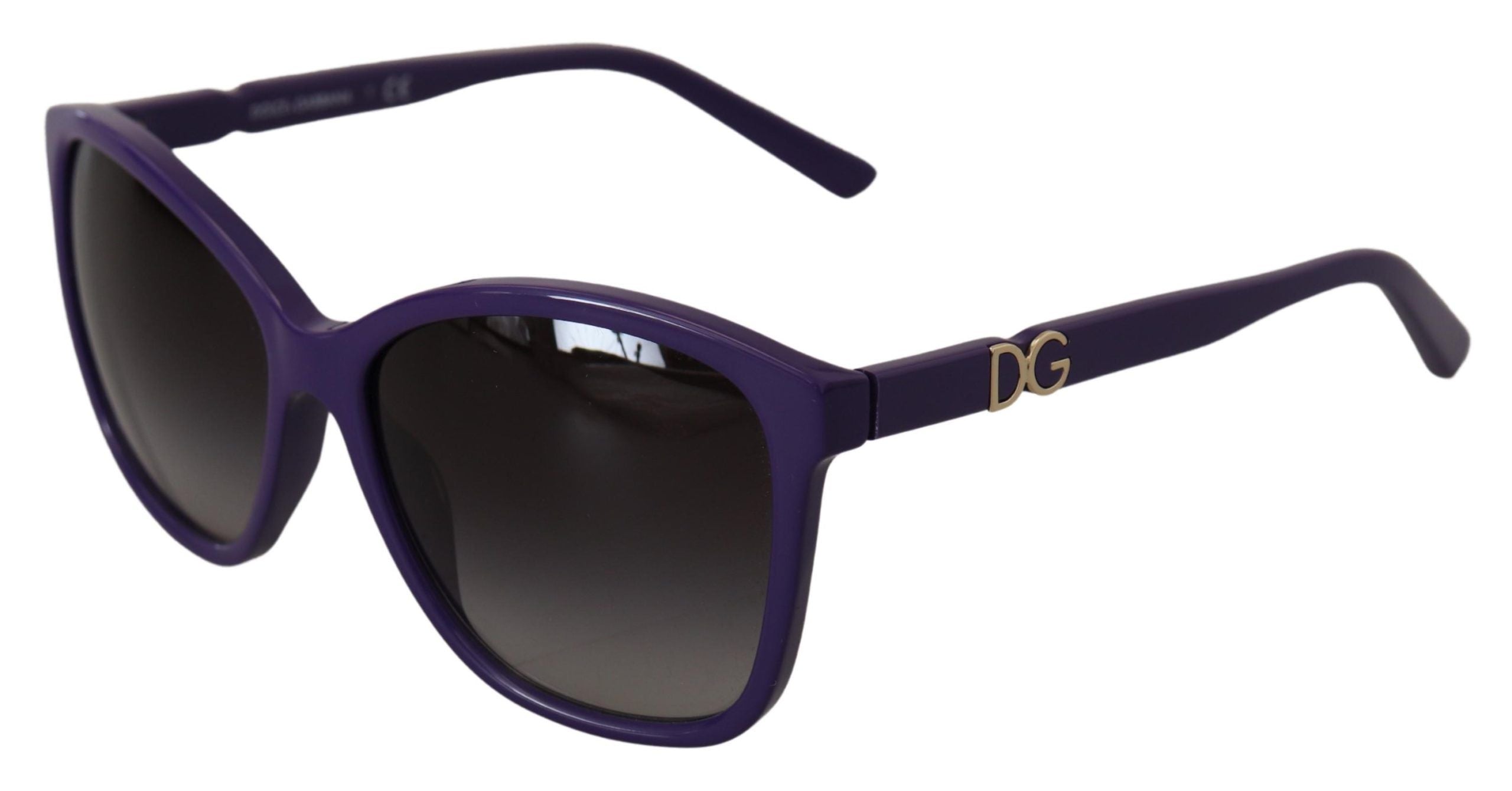 Dolce & Gabbana Elegant Violet Round Sunglasses for Women - Luksusmuotia Dolce & Gabbana - Tutustu YVES JAVANNI® 