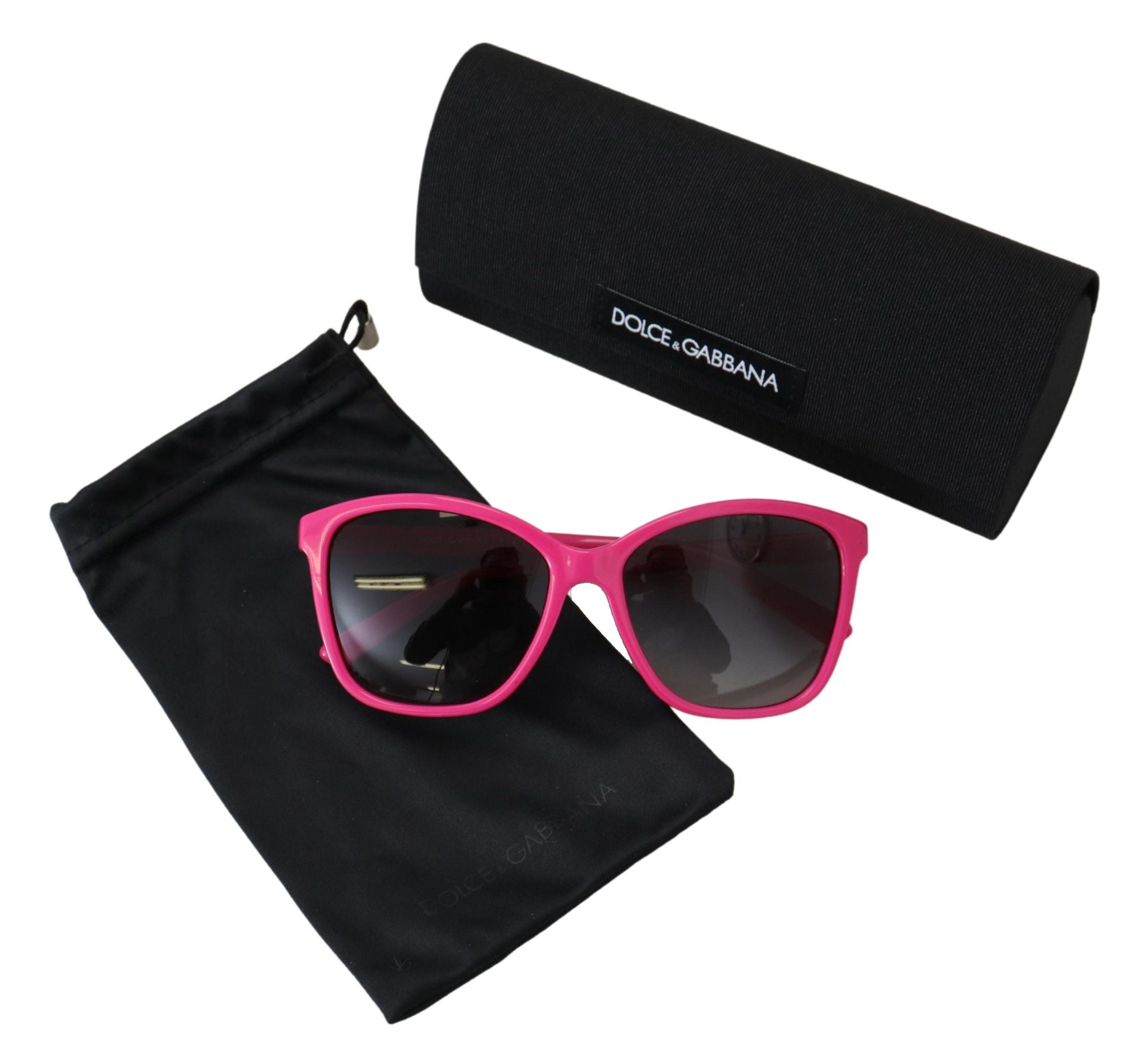 Dolce & Gabbana Elegant Pink Round Sunglasses for Women - Luksuslaukut ja asusteet Dolce & Gabbana - Tutustu YVES JAVANNI® 