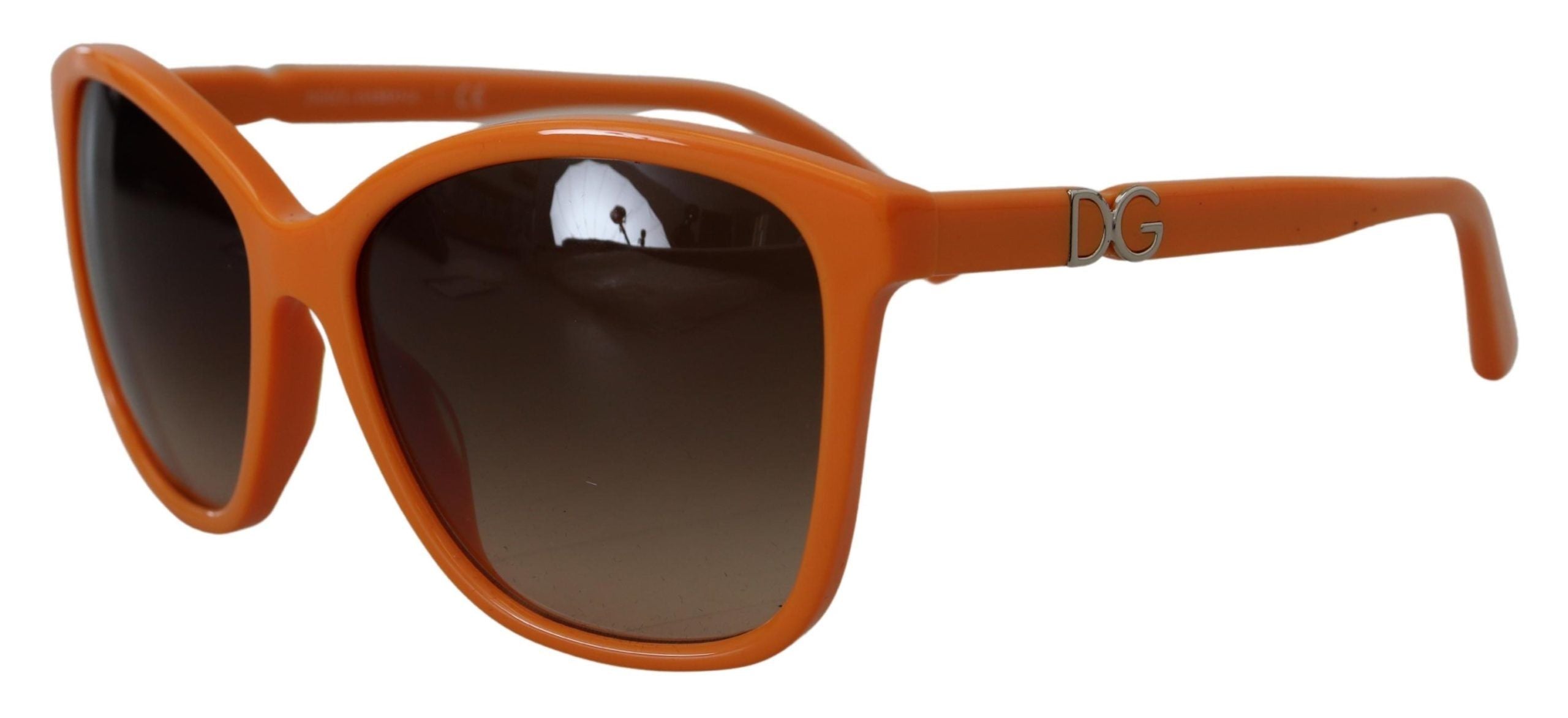 Dolce & Gabbana Chic Orange Round Sunglasses for Women - Luksuslaukut ja asusteet Dolce & Gabbana - Tutustu YVES JAVANNI® 