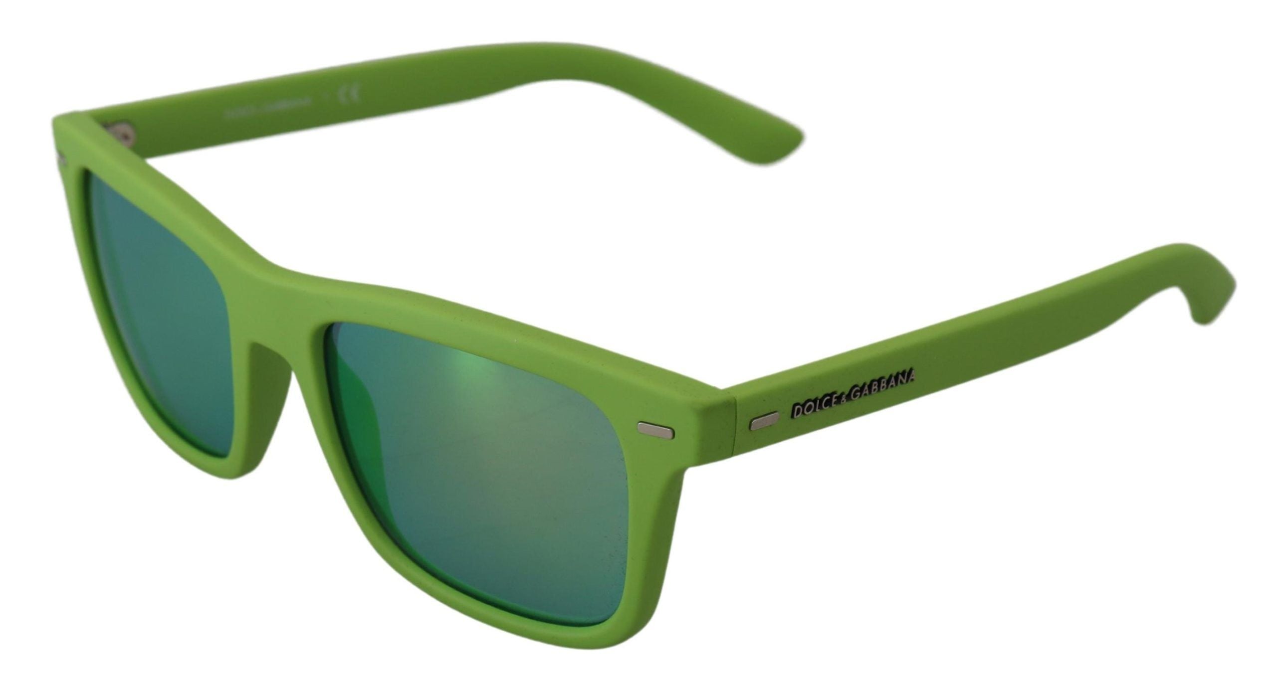 Dolce & Gabbana Acid Green Chic Full Rim Sunglasses - Luksusmuotia Dolce & Gabbana - Tutustu YVES JAVANNI® 