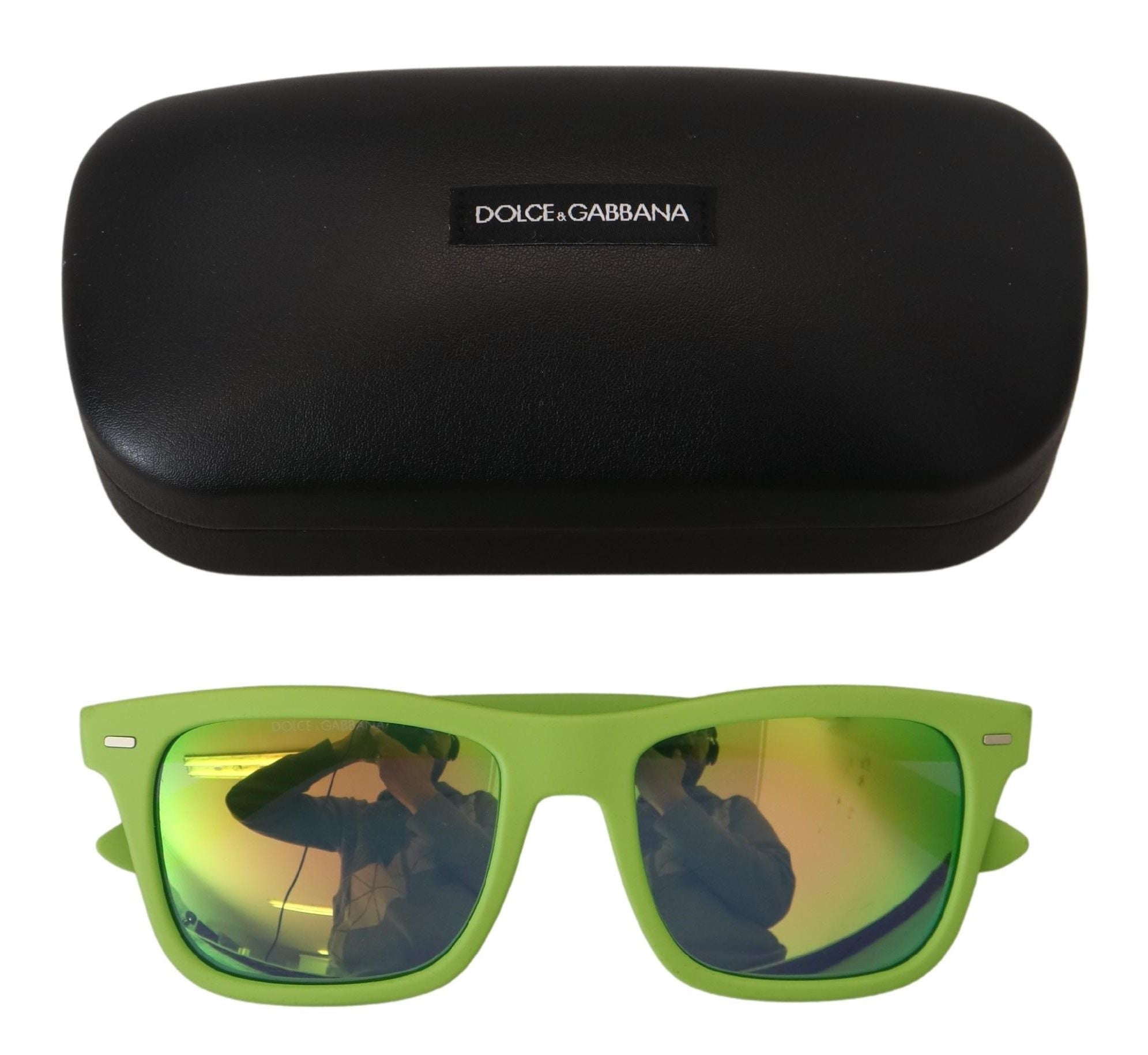 Dolce & Gabbana Acid Green Chic Full Rim Sunglasses - Luksusmuotia Dolce & Gabbana - Tutustu YVES JAVANNI® 