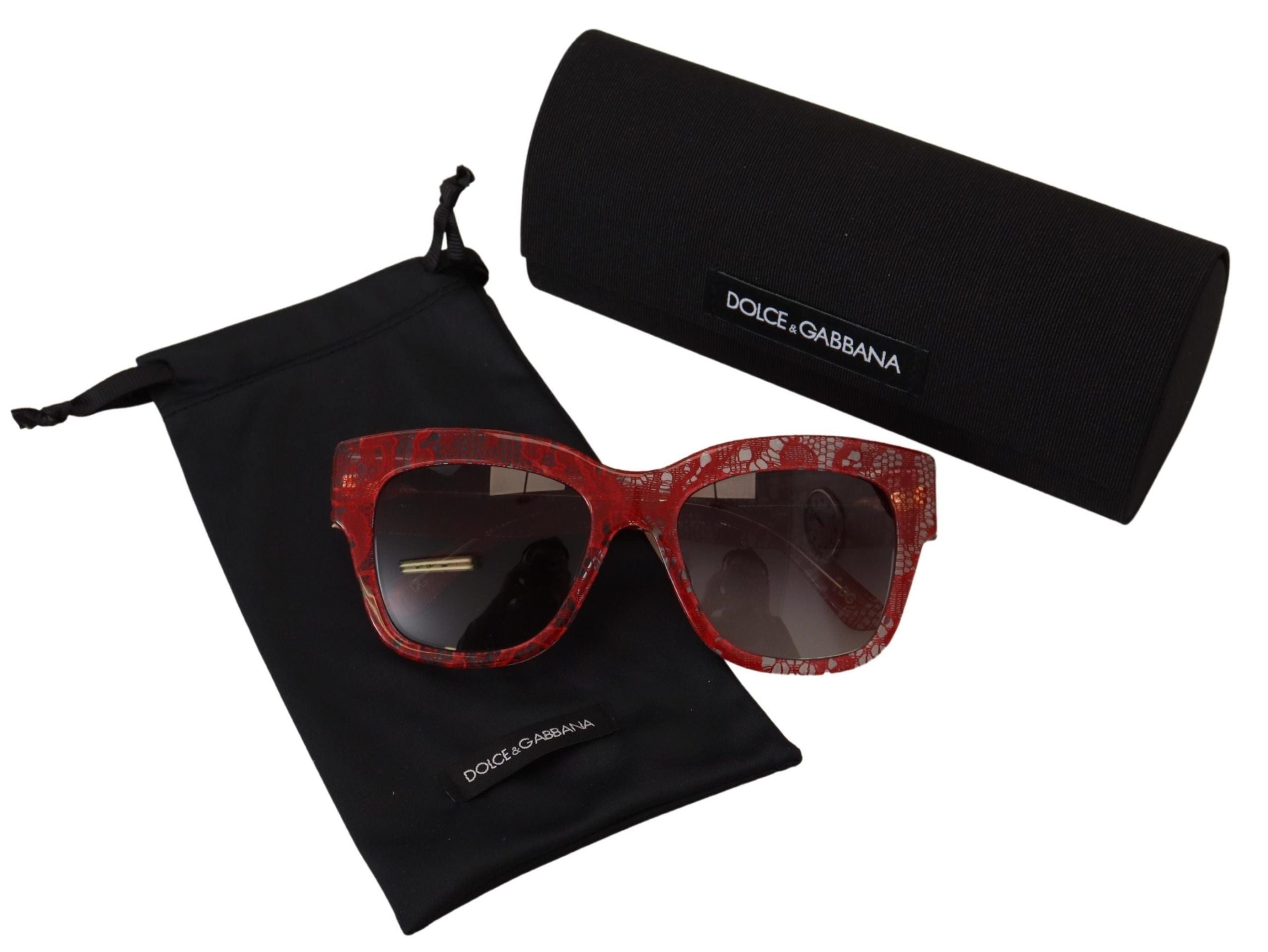 Dolce & Gabbana Sicilian Lace Accented Designer Sunglasses - Luksuslaukut ja asusteet Dolce & Gabbana - Tutustu YVES JAVANNI® 