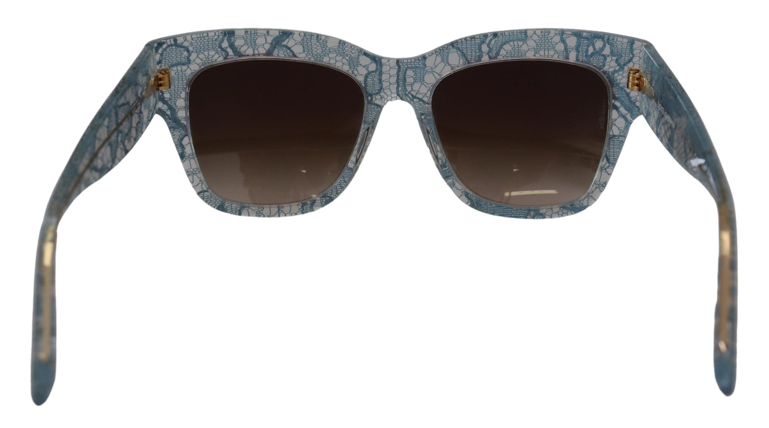 Dolce & Gabbana Elegant Lace Detail Blue Sunglasses - Luksuslaukut ja asusteet Dolce & Gabbana - Tutustu YVES JAVANNI® 