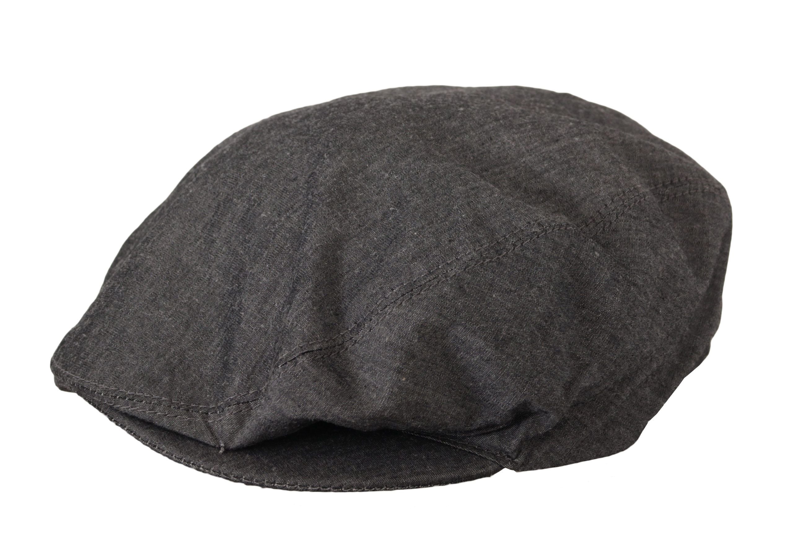 Dolce & Gabbana Elegant Gray Newsboy Hat - Luksusmuotia Dolce & Gabbana - Tutustu YVES JAVANNI® 