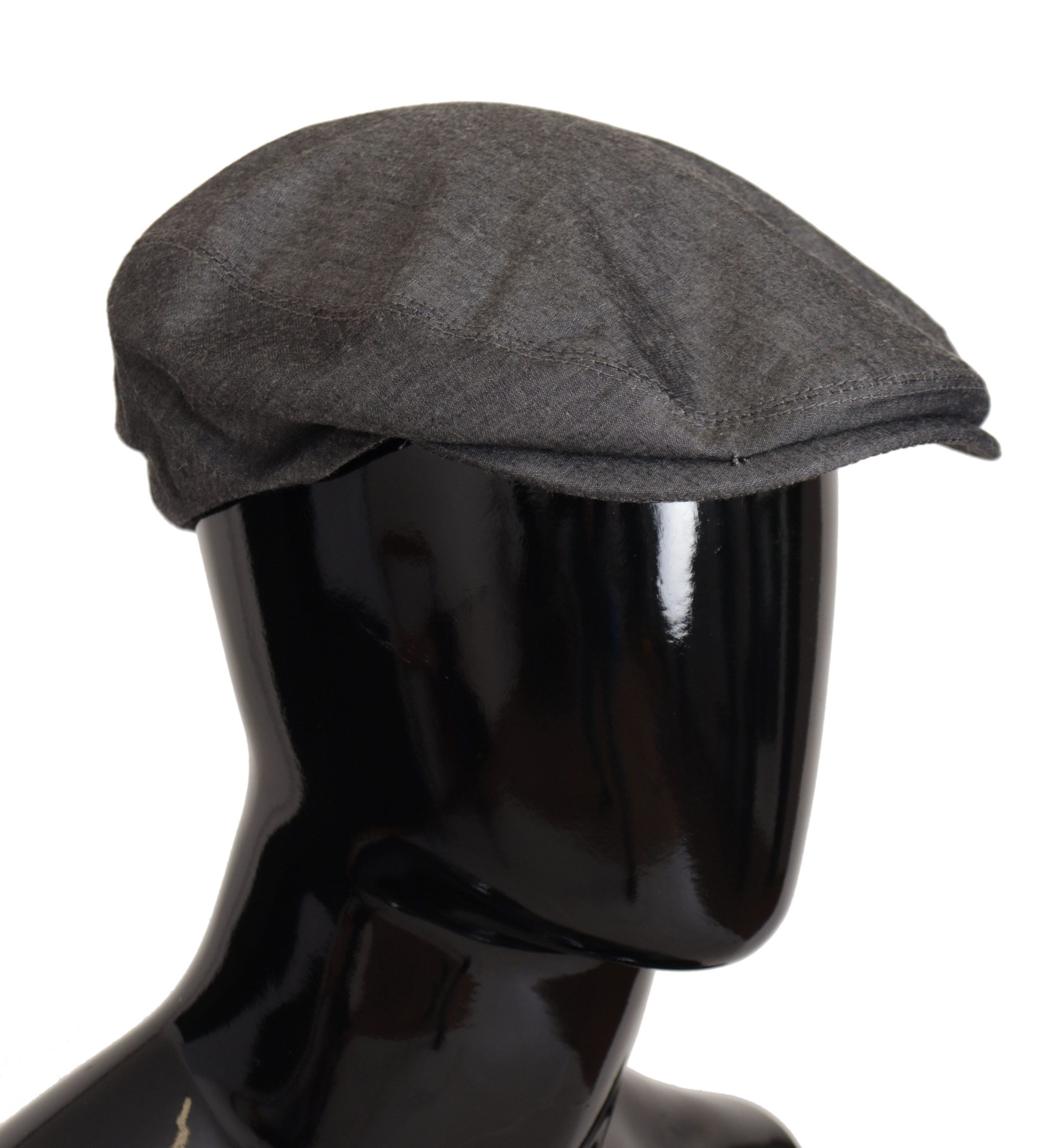 Dolce & Gabbana Elegant Gray Newsboy Hat - Luksusmuotia Dolce & Gabbana - Tutustu YVES JAVANNI® 