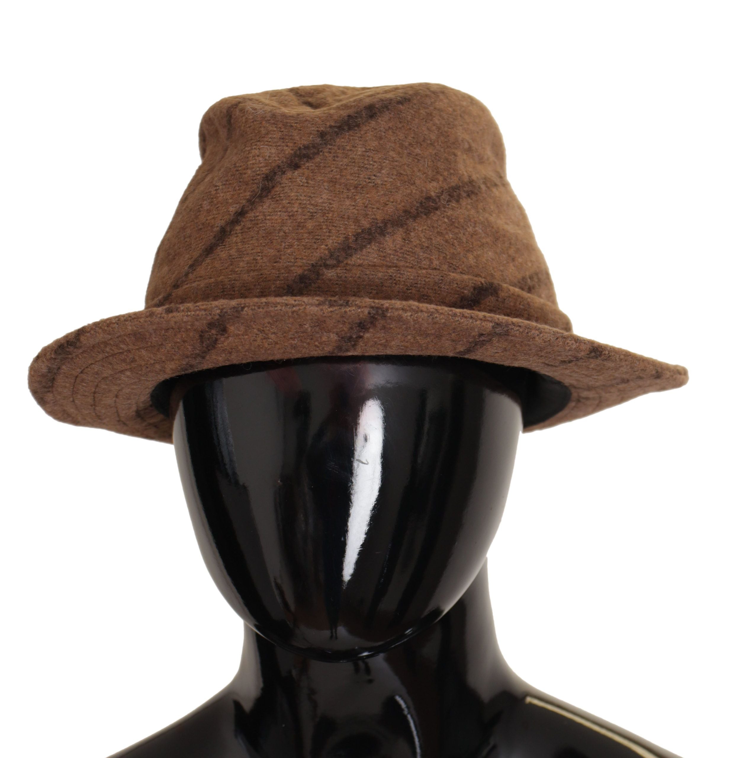 Dolce & Gabbana Elegant Wide Brim Fedora Hat - Luksusmuotia Dolce & Gabbana - Tutustu YVES JAVANNI® 