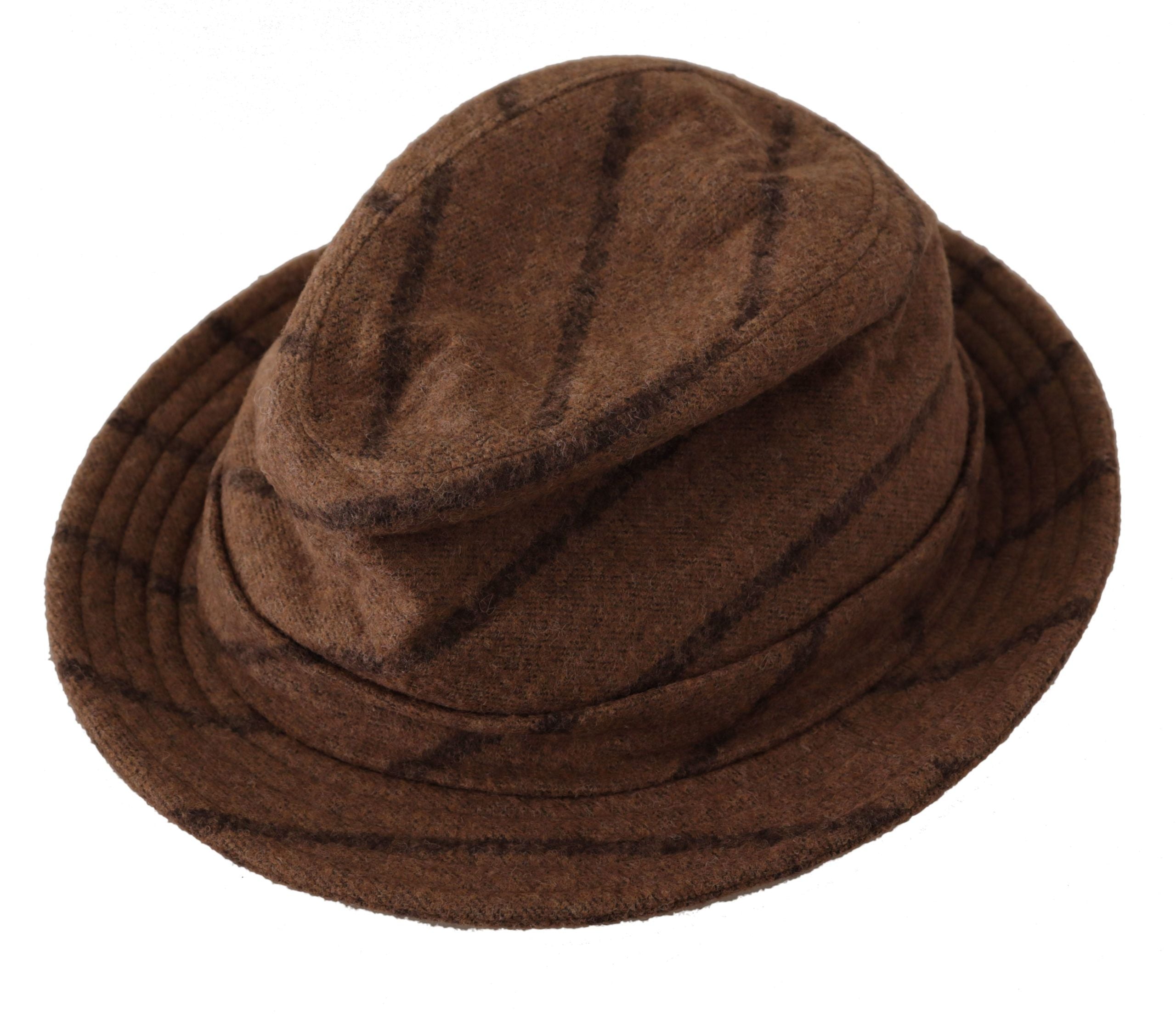 Dolce & Gabbana Elegant Wide Brim Fedora Hat - Luksusmuotia Dolce & Gabbana - Tutustu YVES JAVANNI® 