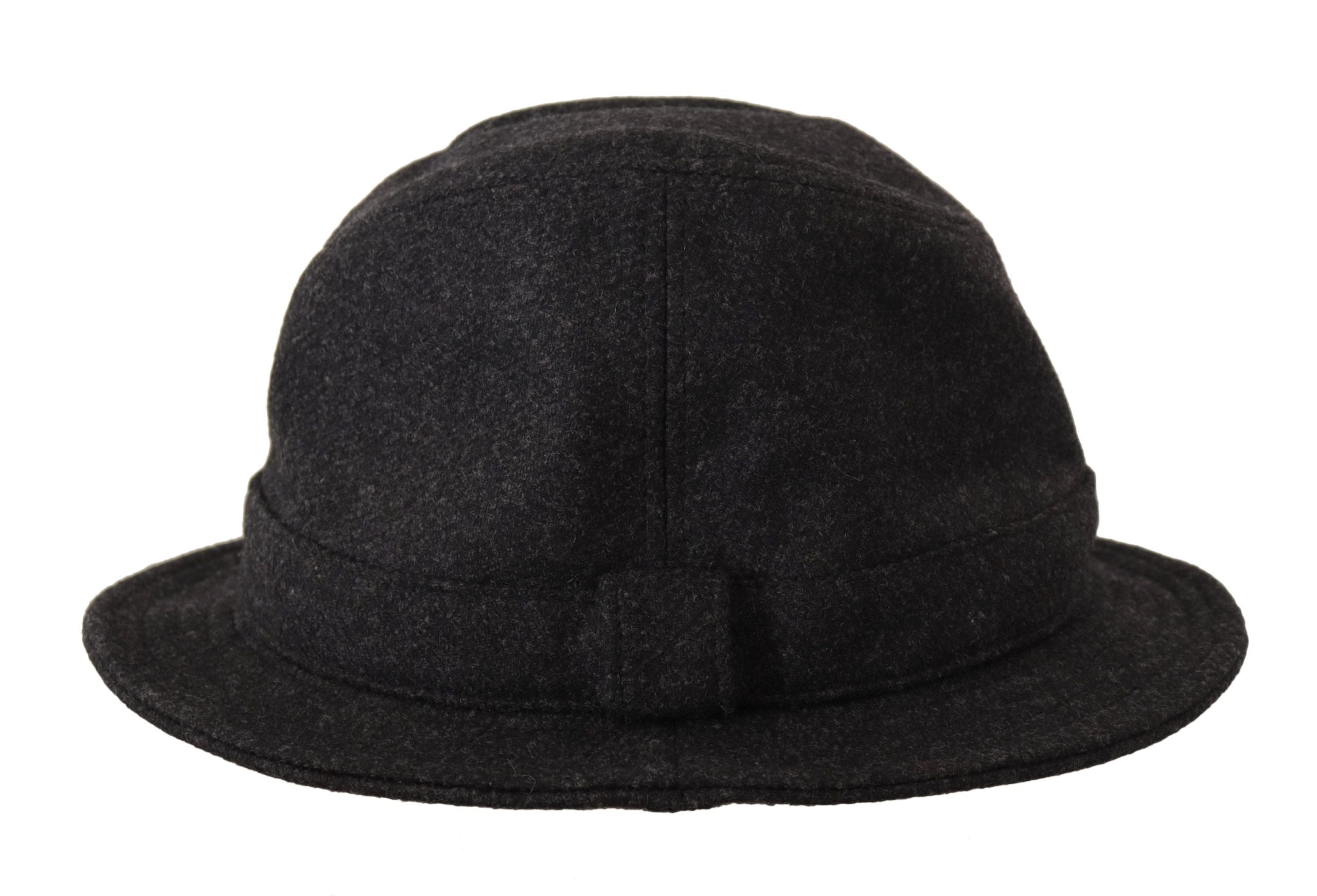 Dolce & Gabbana Elegant Gray Trilby Hat in Wool and Cashmere - Luksusmuotia Dolce & Gabbana - Tutustu YVES JAVANNI® 