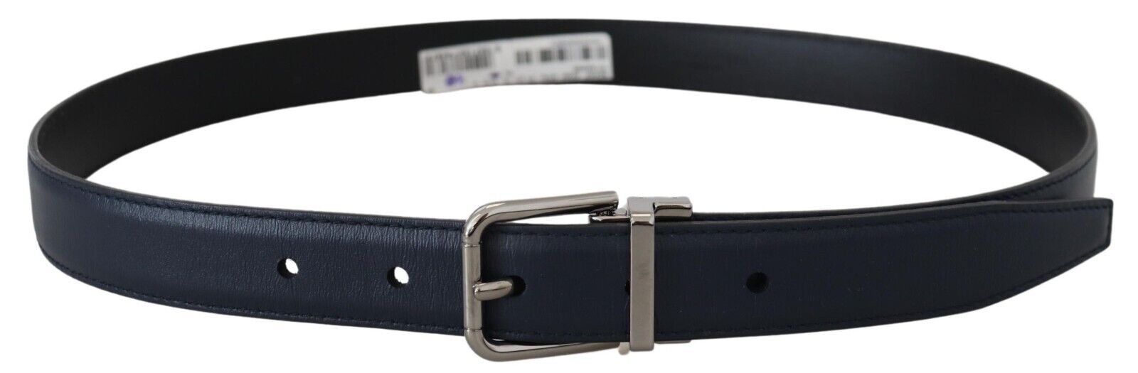 Dolce & Gabbana Elegant Blue Calf Leather Belt - Luksusmuotia Dolce & Gabbana - Tutustu YVES JAVANNI® 