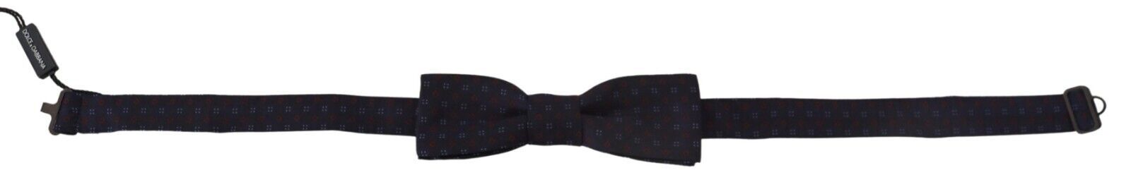 Dolce & Gabbana Elegant Silk Blue Bow Tie - Luksuslaukut ja asusteet Dolce & Gabbana - Tutustu YVES JAVANNI® 