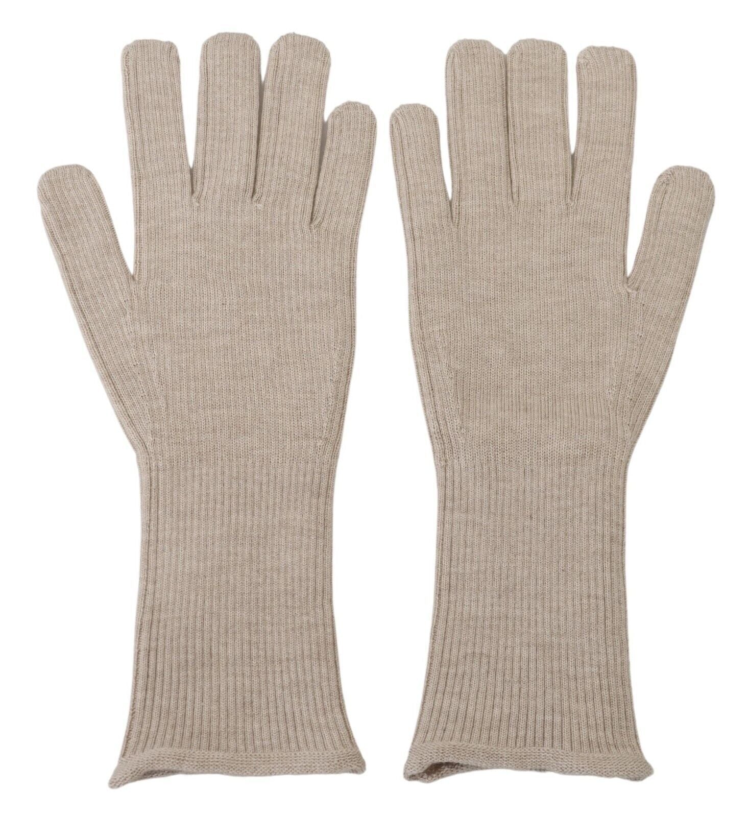 Dolce & Gabbana Elegant Ivory Cashmere-Silk Blend Gloves - Luksusmuotia Dolce & Gabbana - Tutustu YVES JAVANNI® 