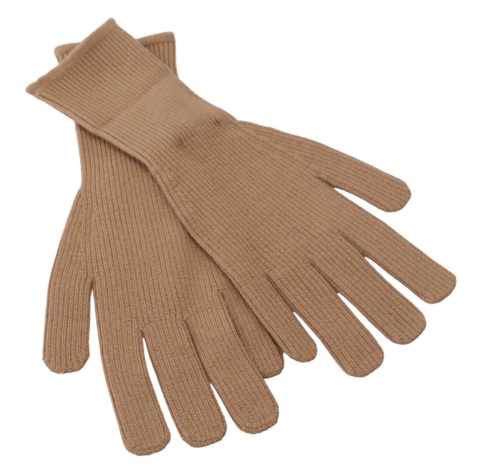 Dolce & Gabbana Elegant Beige Cashmere Winter Gloves - Luksusmuotia Dolce & Gabbana - Tutustu YVES JAVANNI® 